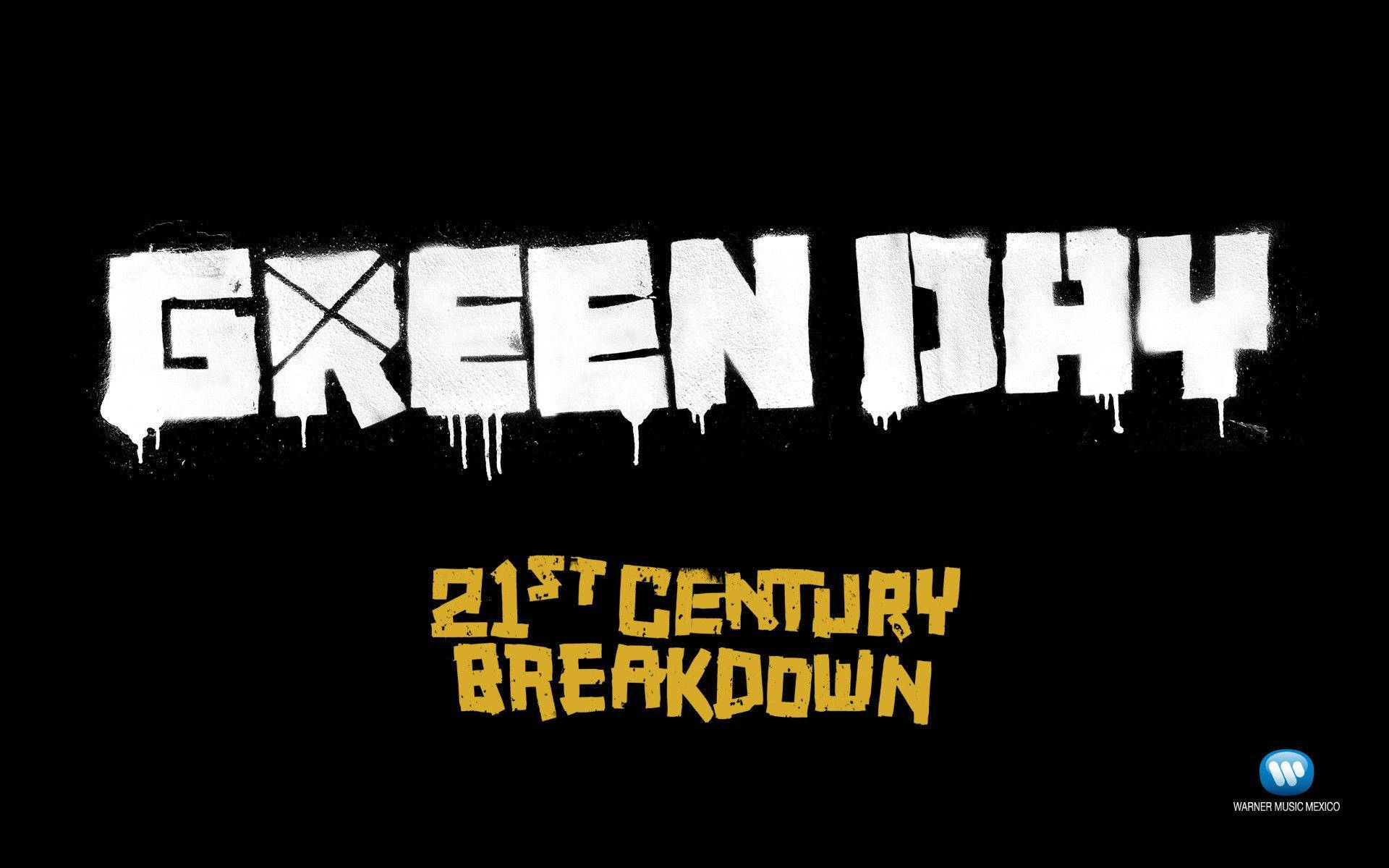 Green Day, 21st Century Breakdown, black background, Full HD Desktop Wallpaper