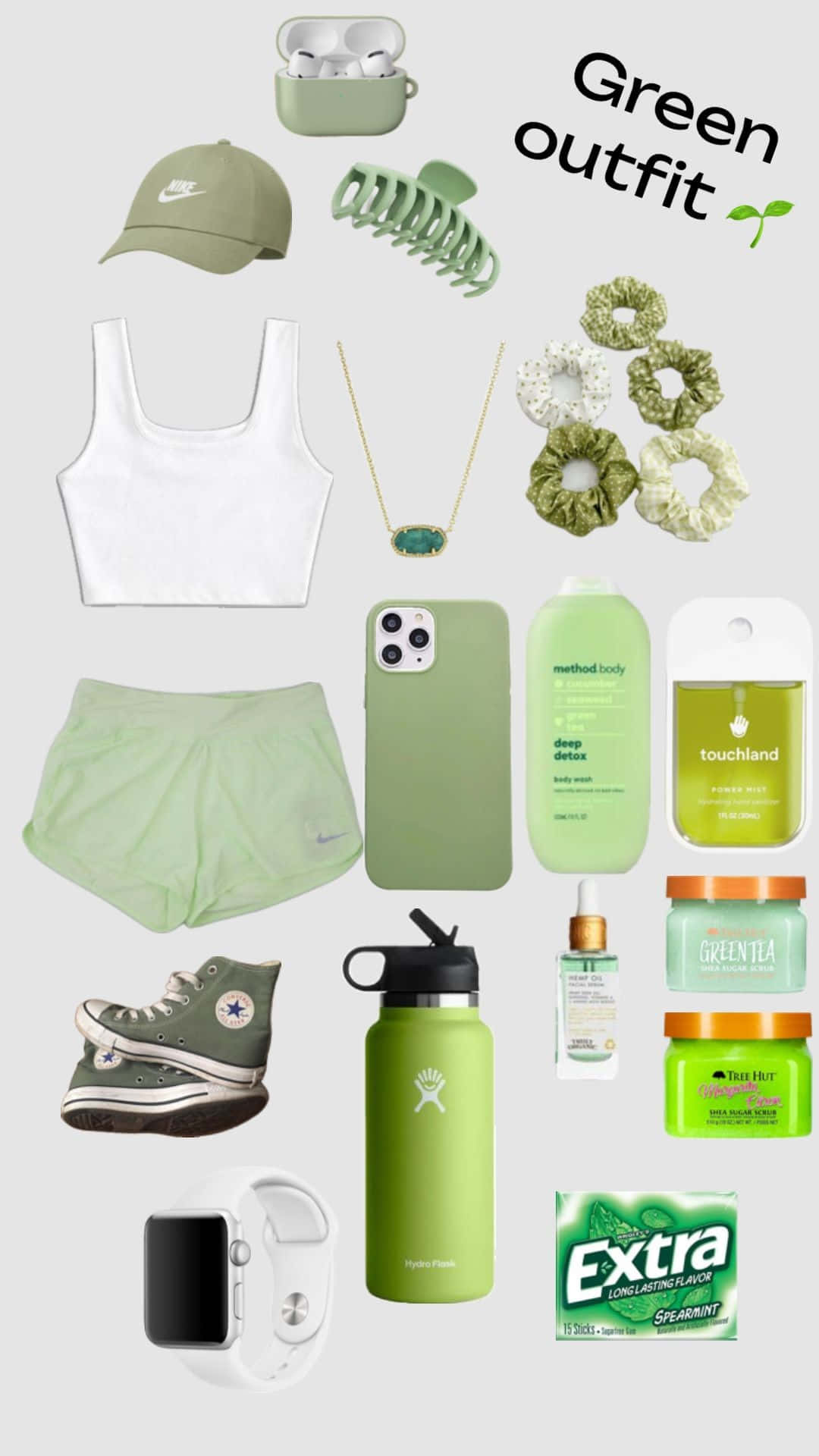 mint green, cap, shorts, Full HD Phone Wallpaper