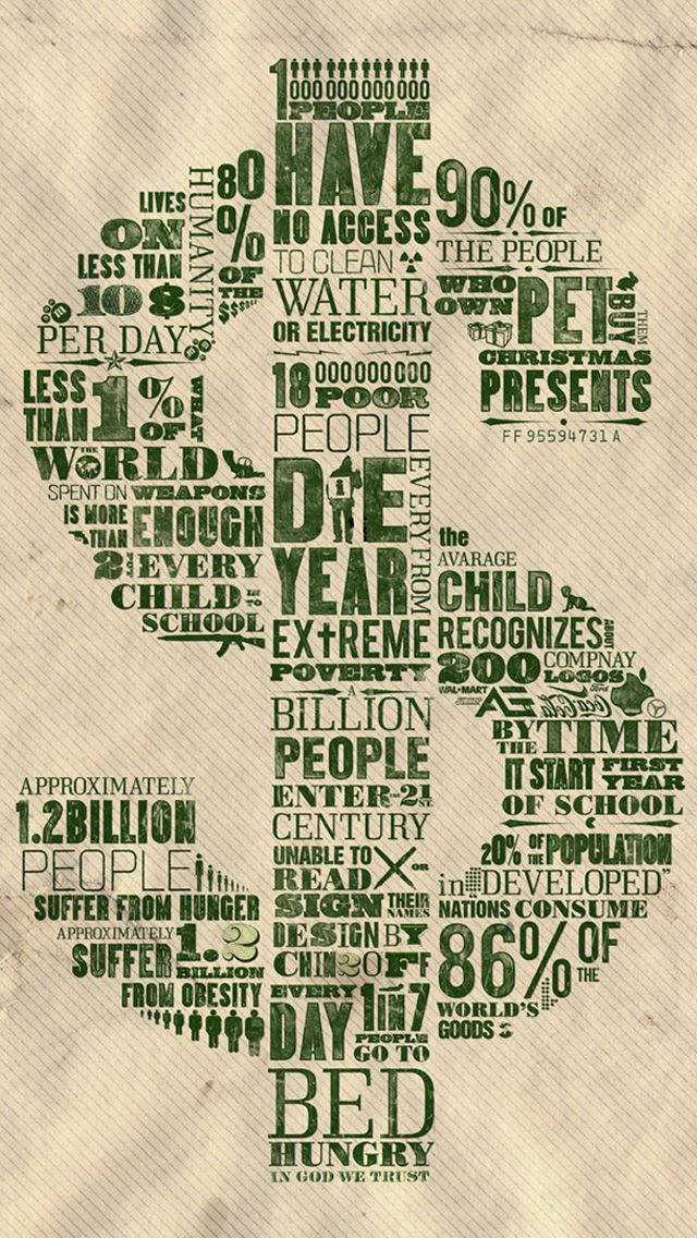 green dollar sign, textured beige background, bold green typography, SD Phone Wallpaper