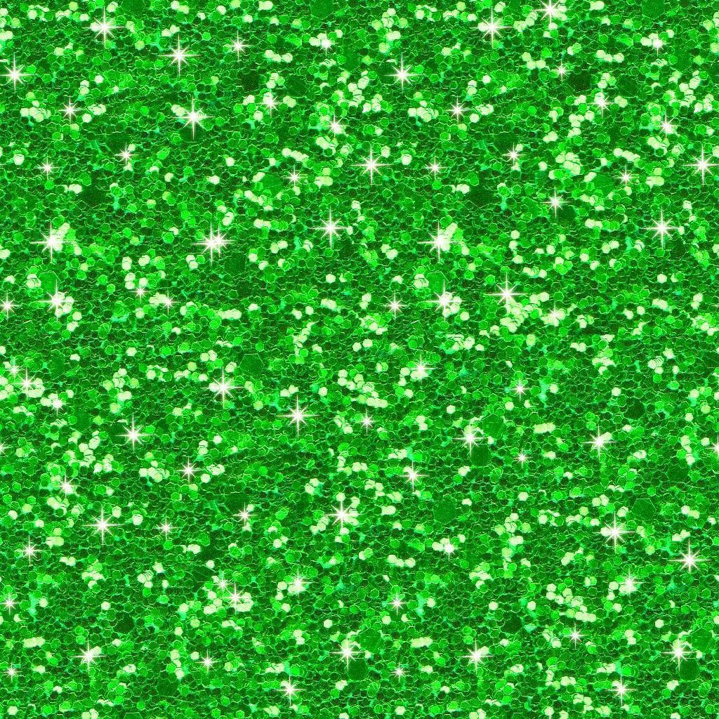 Green Glitter, vibrant green glitter, sparkling white stars, SD Desktop Wallpaper