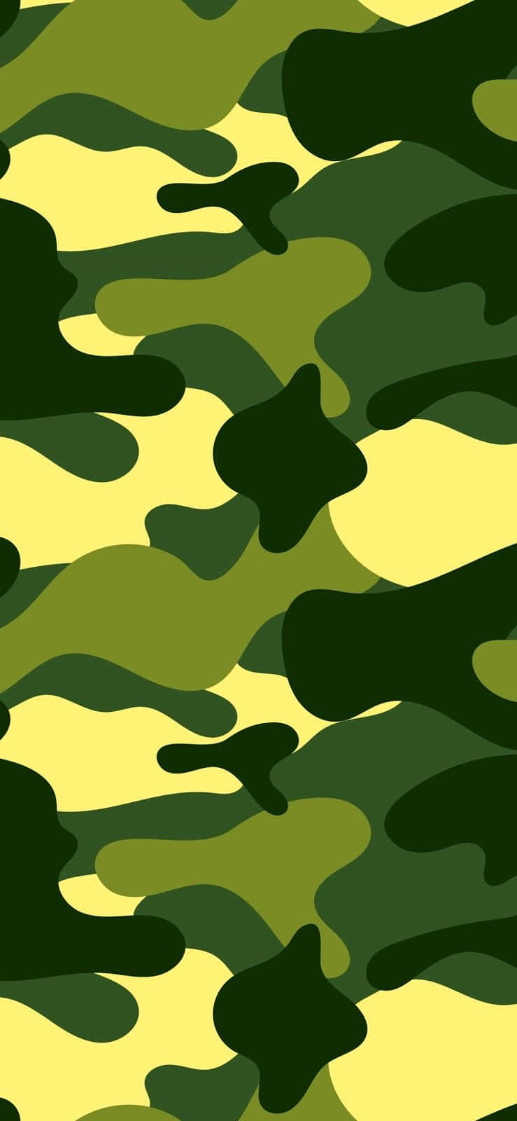 green camo, dark green, yellow, HD Phone Wallpaper