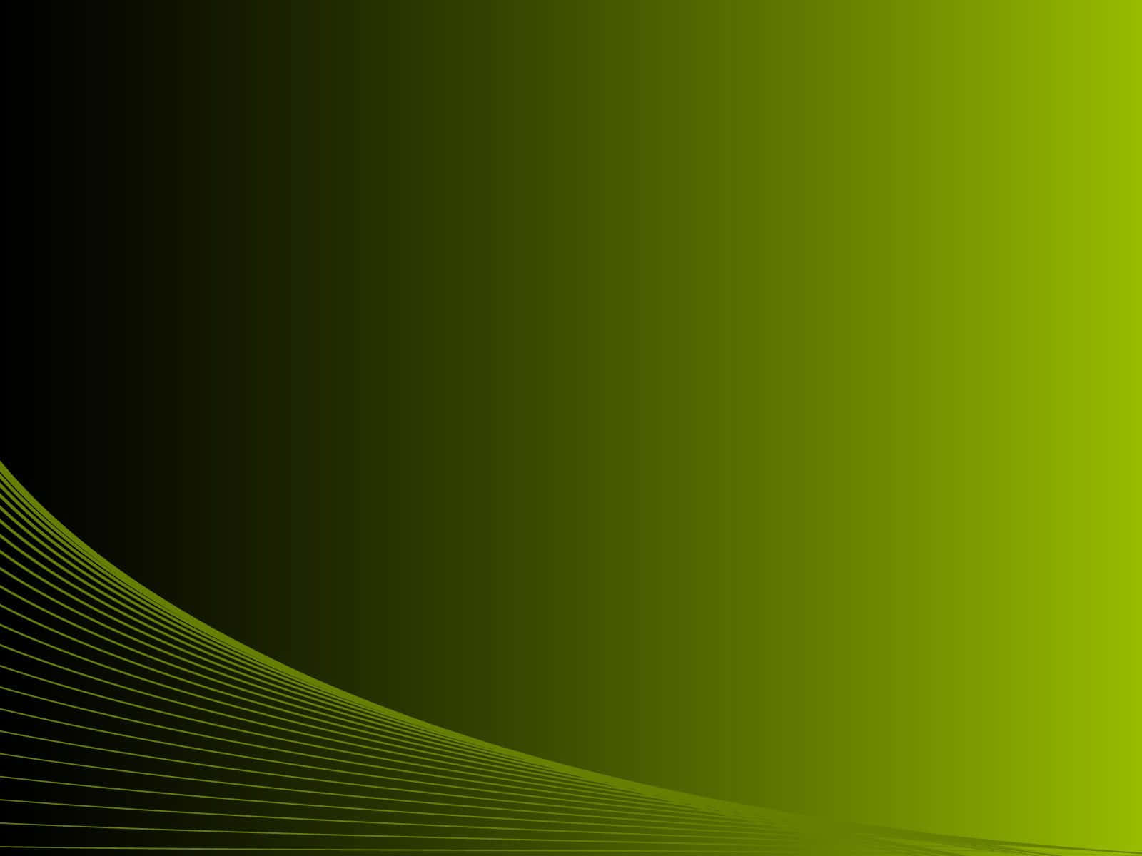 green gradient, glowing curved lines, dark to bright, HD Desktop Wallpaper