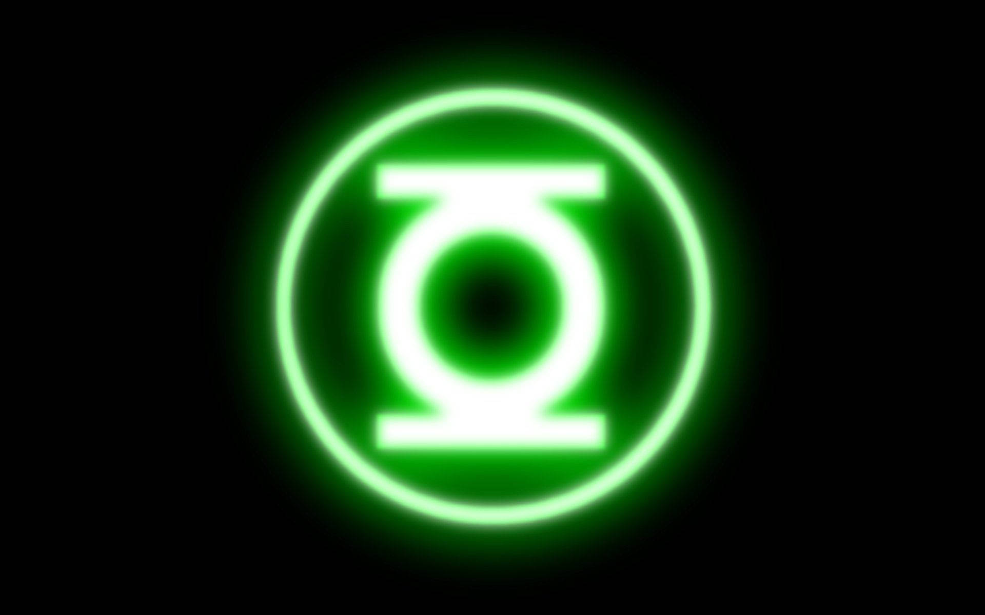 Green Lantern, neon green, glowing, Full HD Desktop Wallpaper
