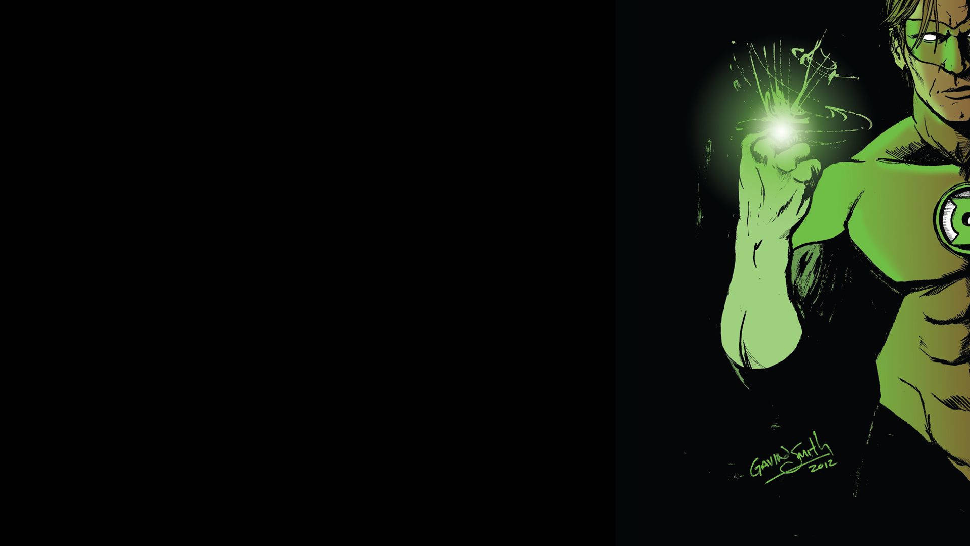 Green Lantern, power ring, glowing power ring, Full HD Desktop Wallpaper