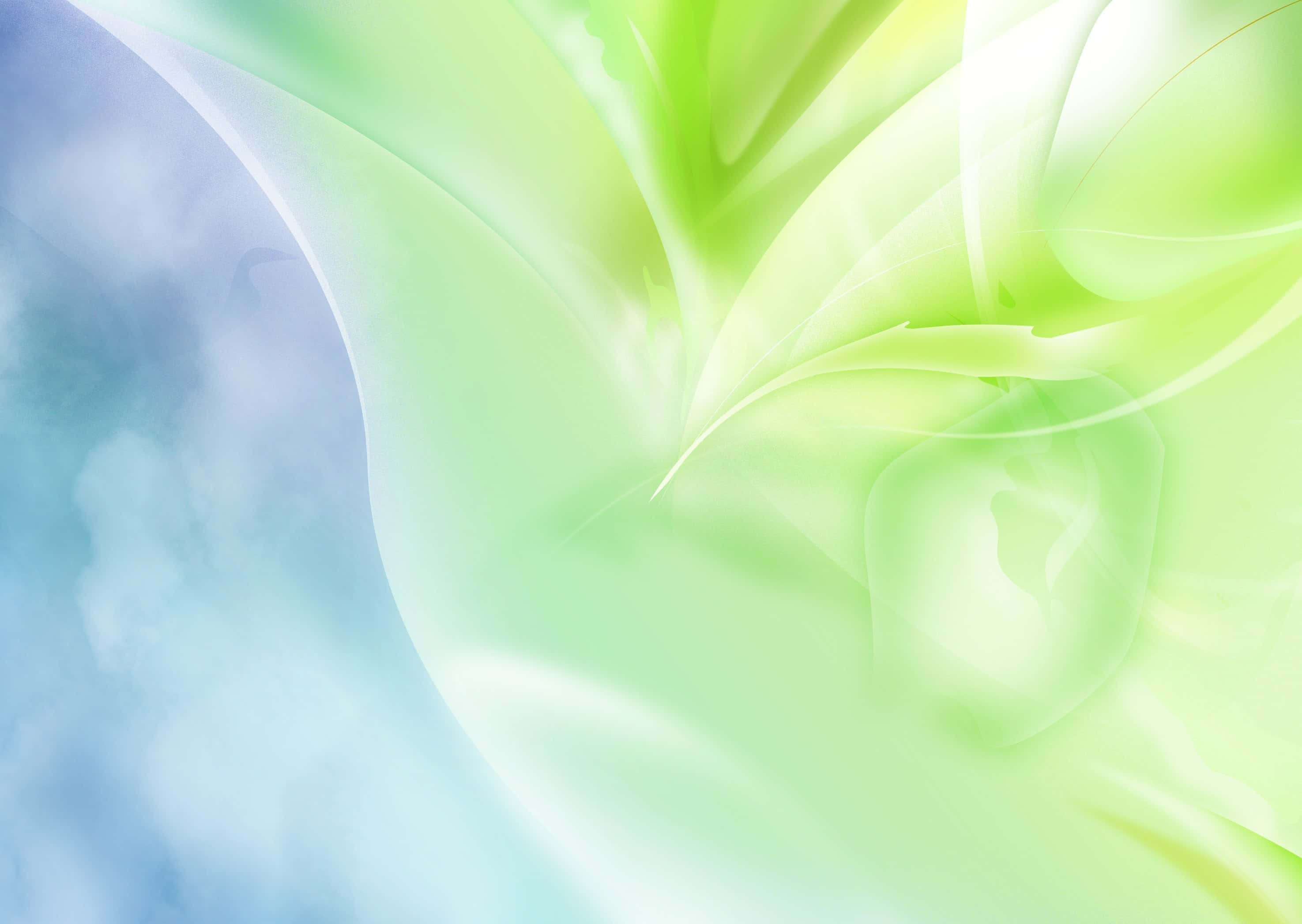 green led, abstract background, green and blue, 2K Desktop Wallpaper