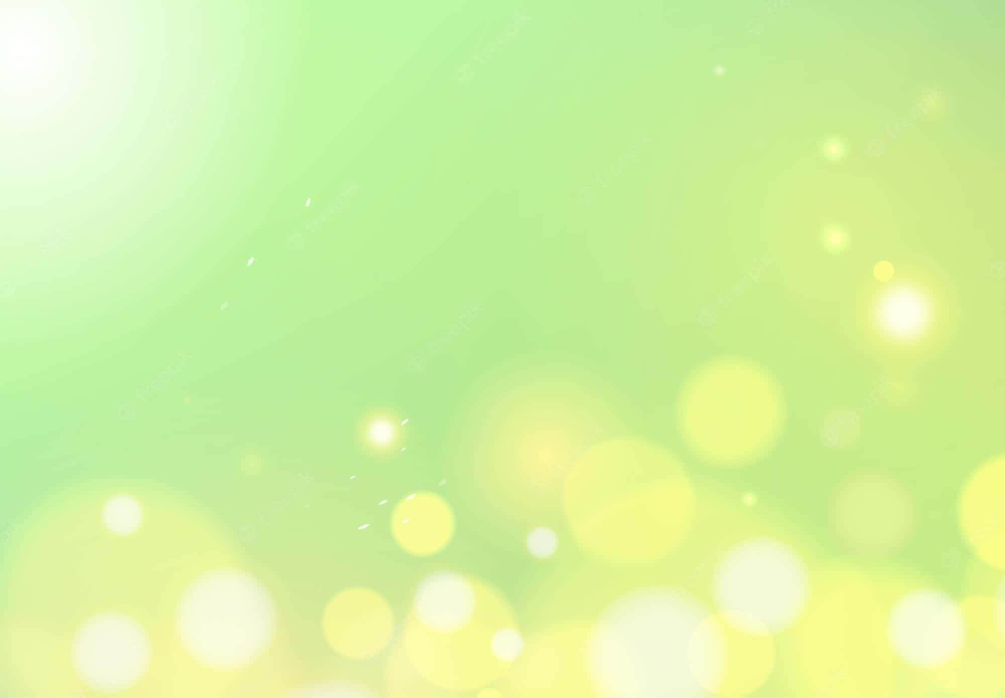 green led 2000, 1388, bokeh lights, Full HD Desktop Wallpaper