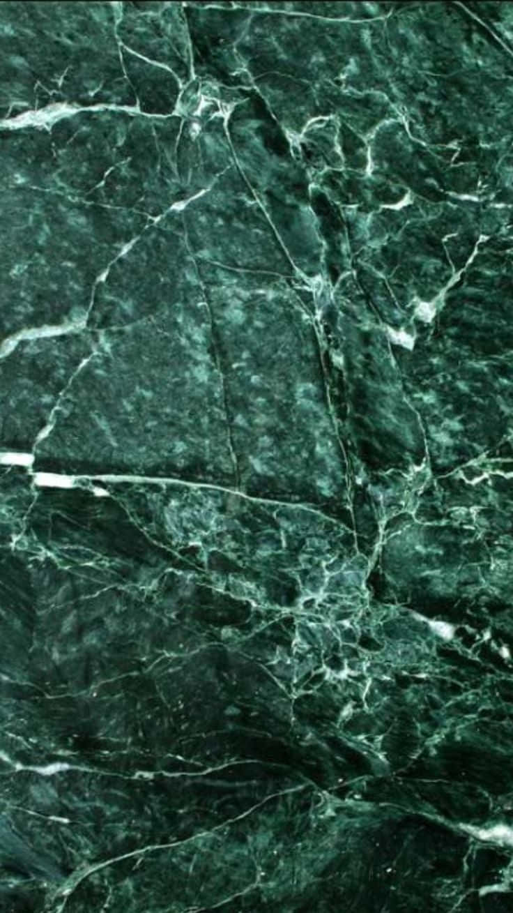 Green Marble, dark green, white veining, HD Phone Wallpaper