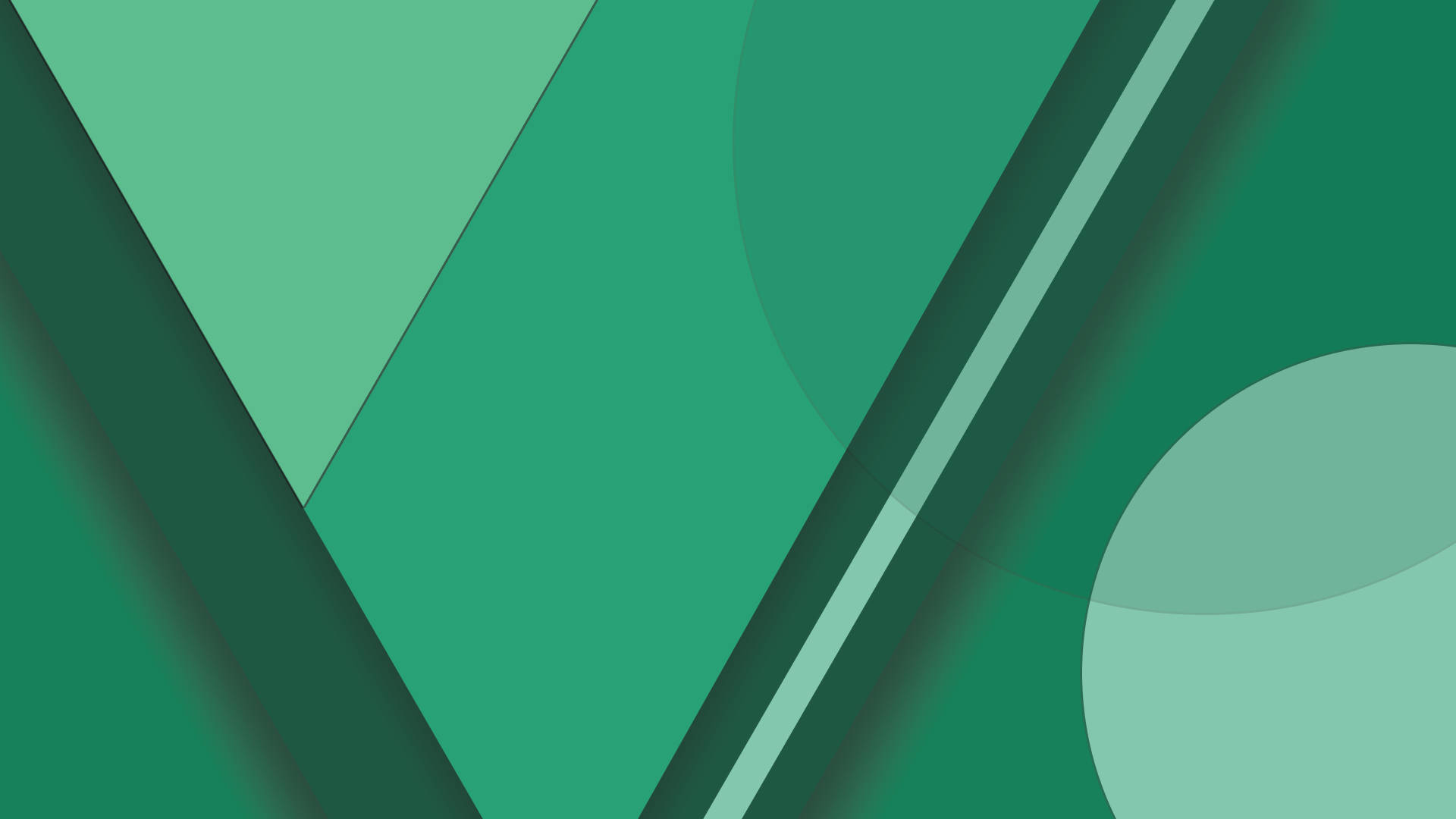 green geometric material pattern, abstract geometric wallpaper, layered green triangles, Full HD Desktop Wallpaper