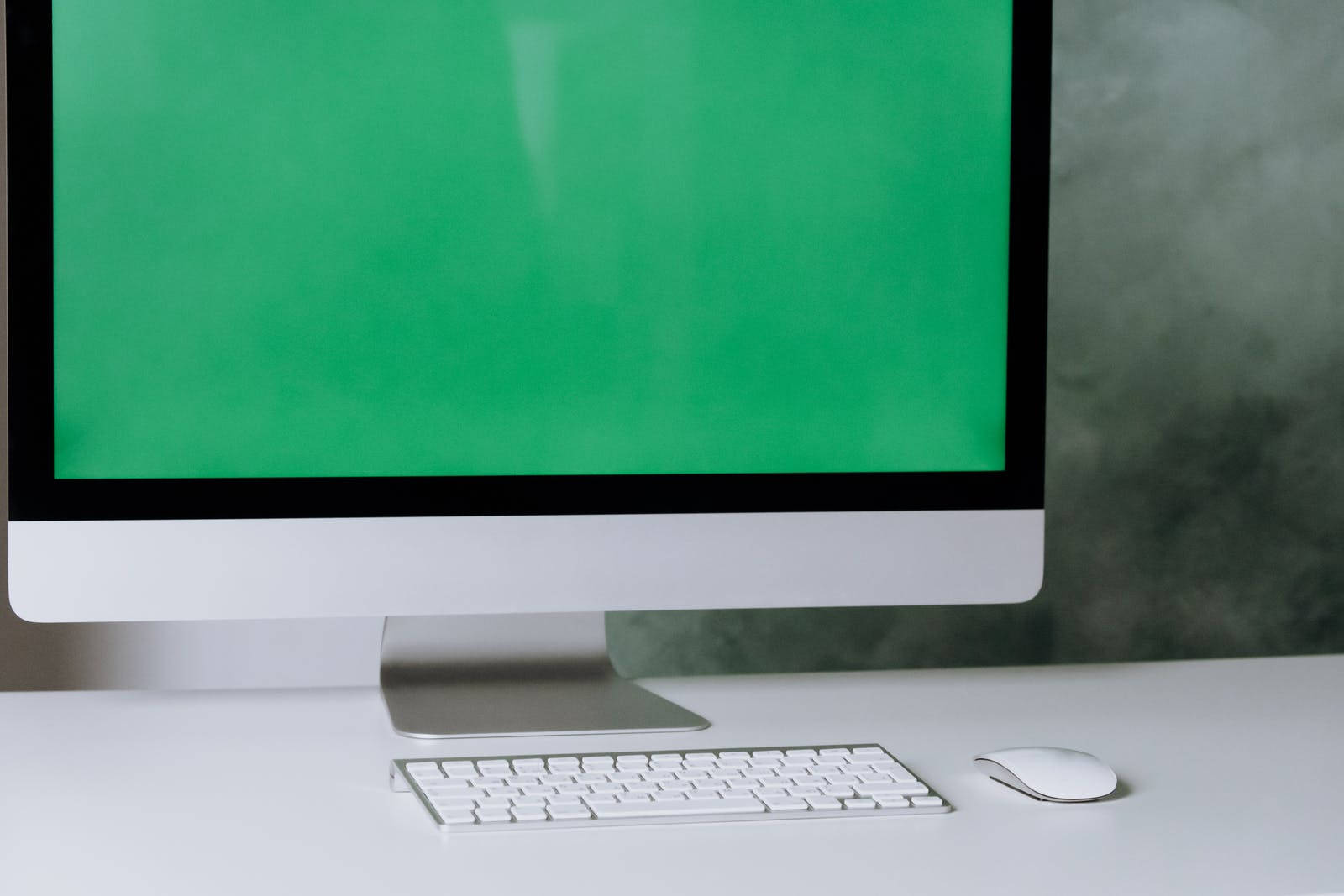 green screen, iMac, white computer, HD Desktop Wallpaper