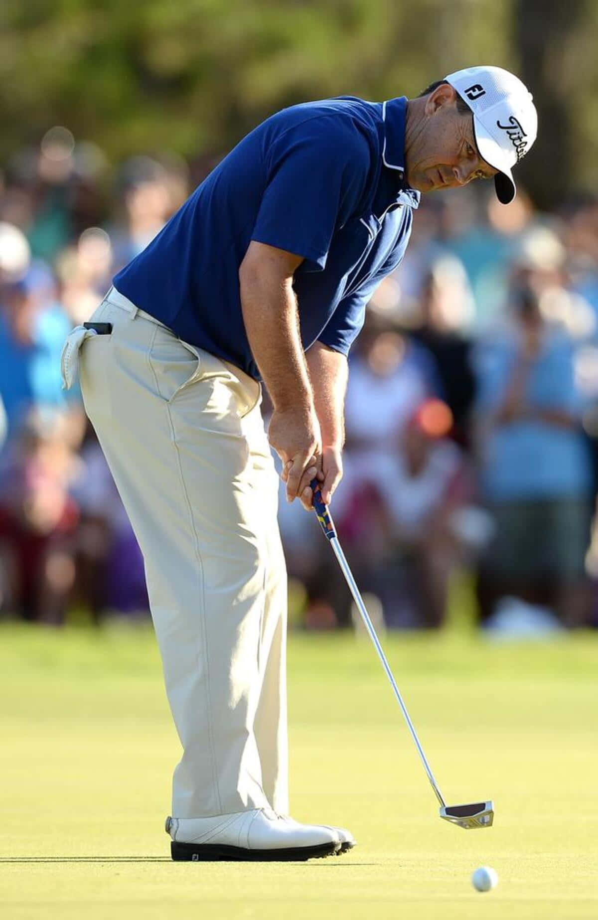 Greg Chalmers, blue shirt, white cap, HD Phone Wallpaper