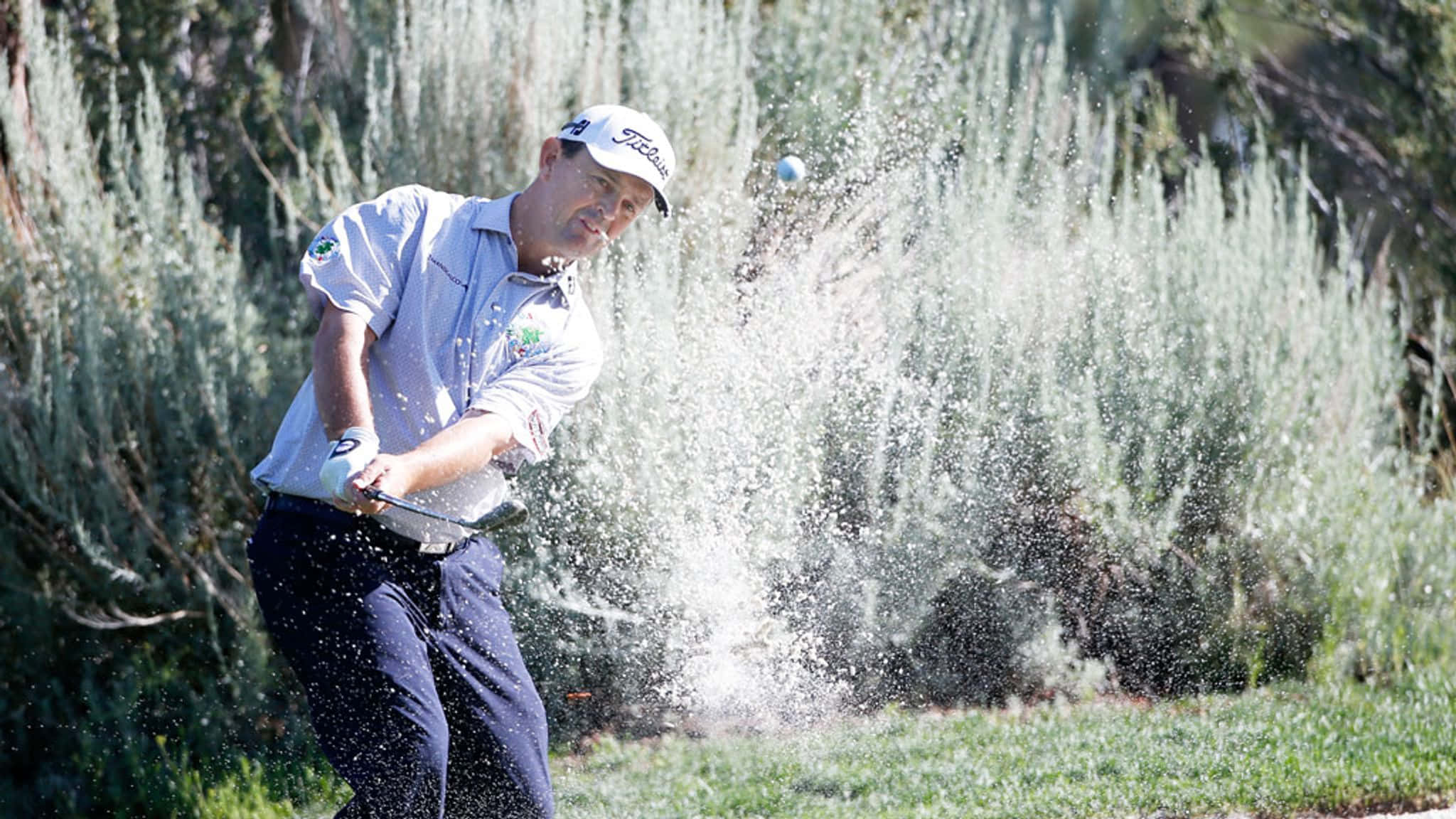 Greg Chalmers, bunker, sand, Full HD Desktop Wallpaper