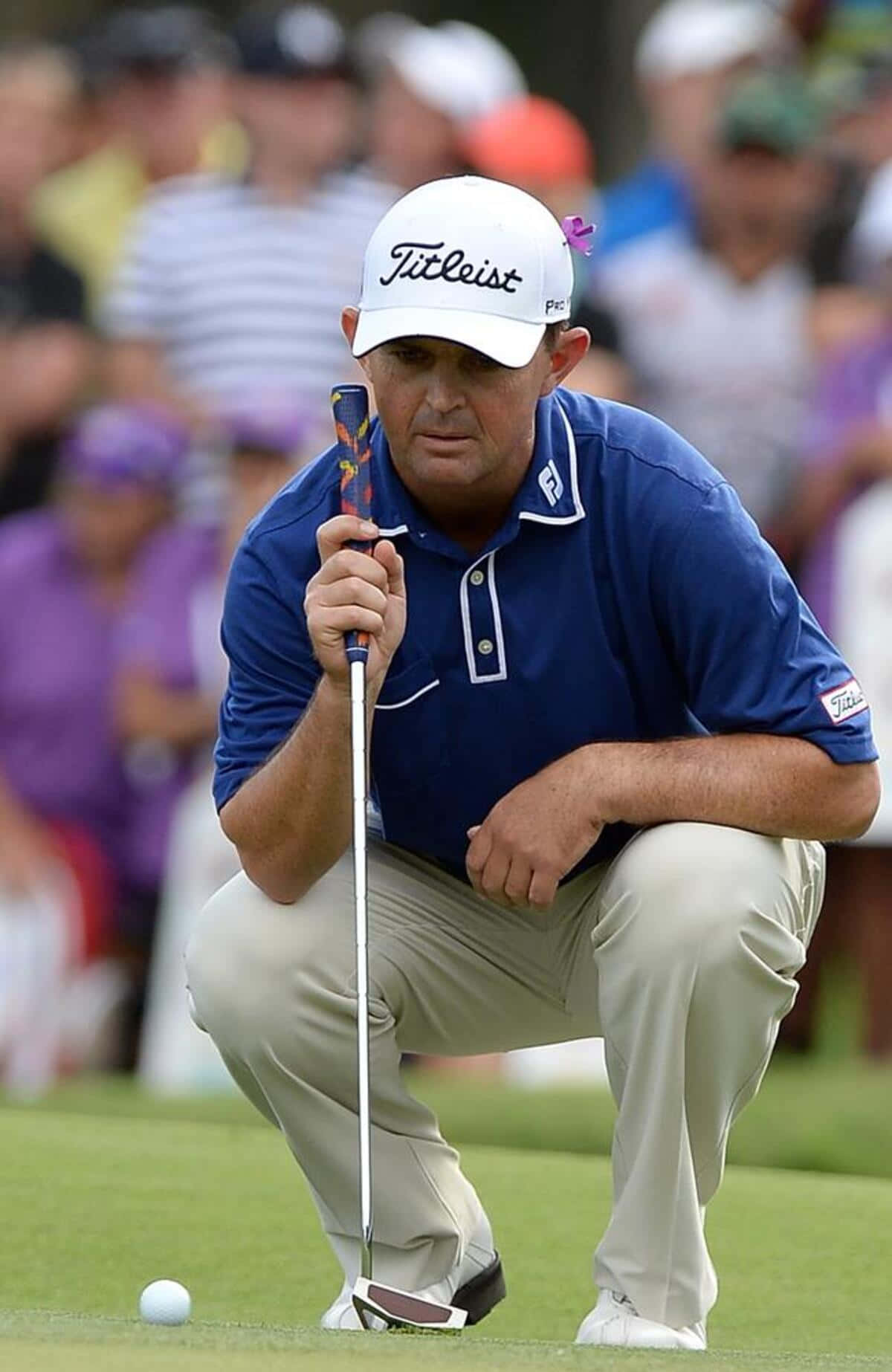 Greg Chalmers, blue polo, white cap, HD Phone Wallpaper