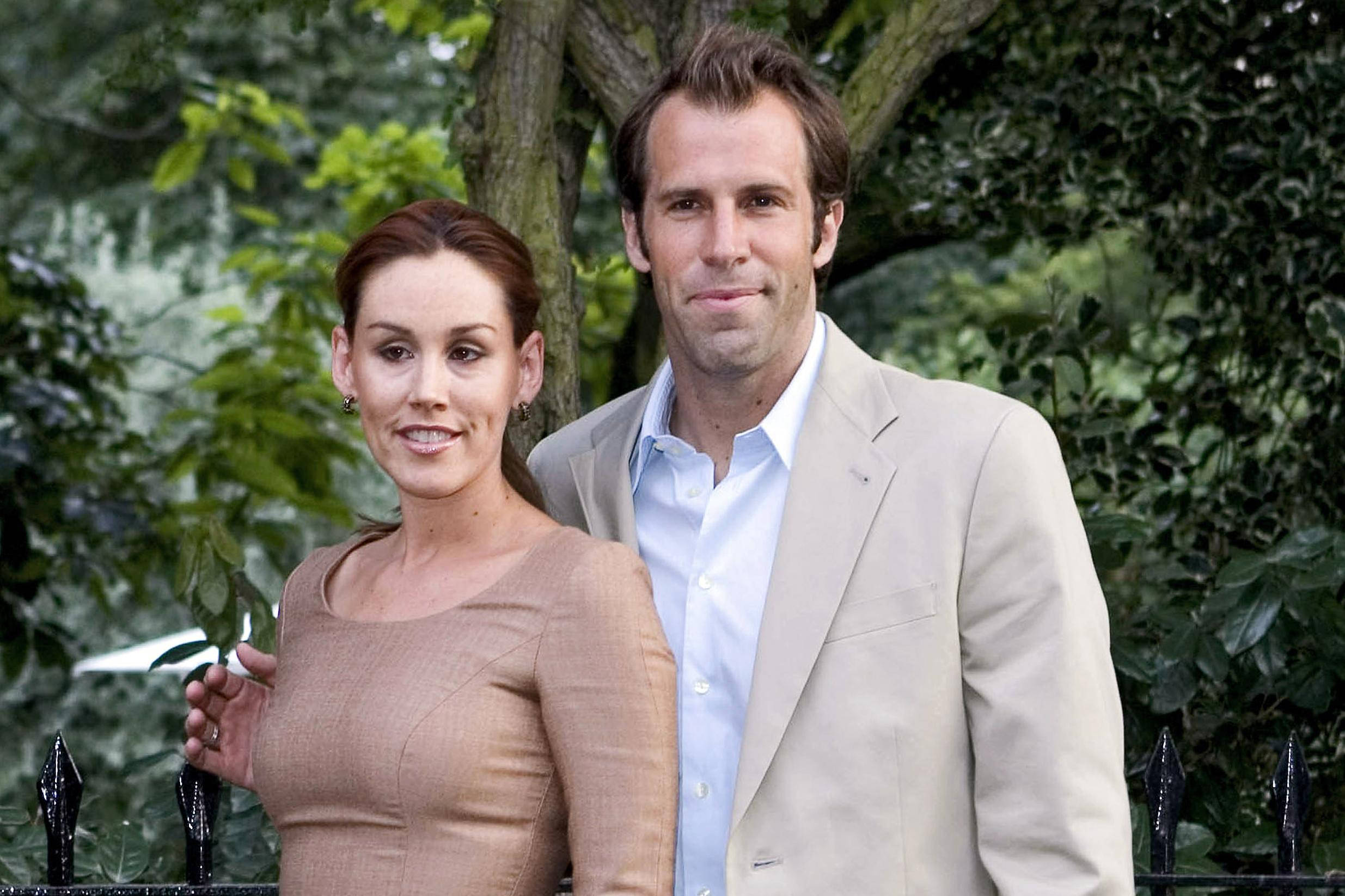 Greg Rusedski, wife, outdoors, Full HD Desktop Wallpaper