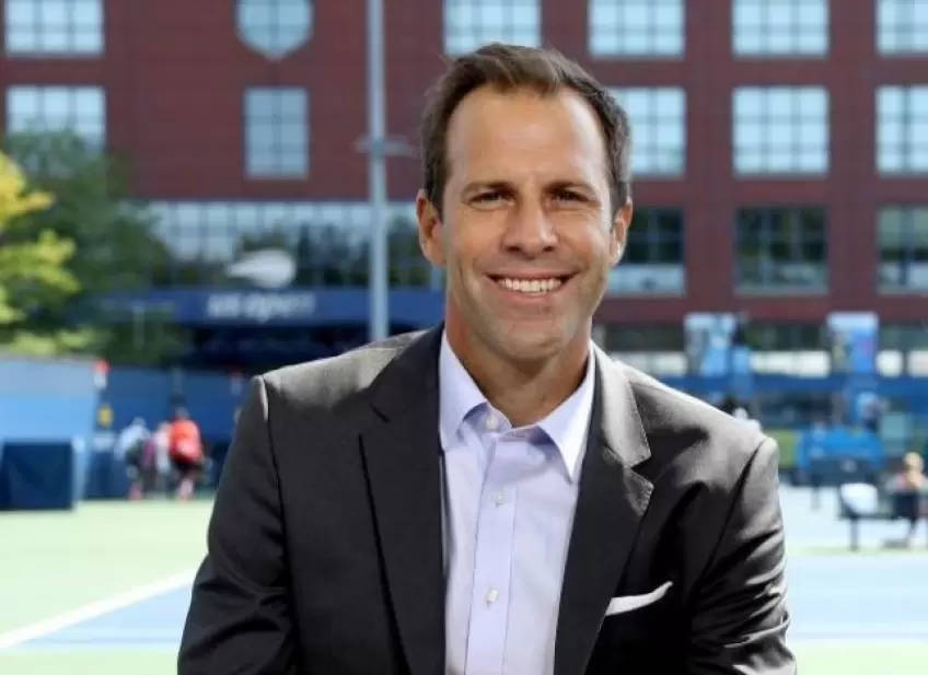 Greg Rusedski, suit, tennis court, SD Desktop Wallpaper