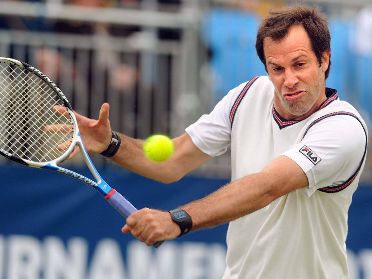 Greg Rusedski, backswing, tennis player, SD Desktop Wallpaper