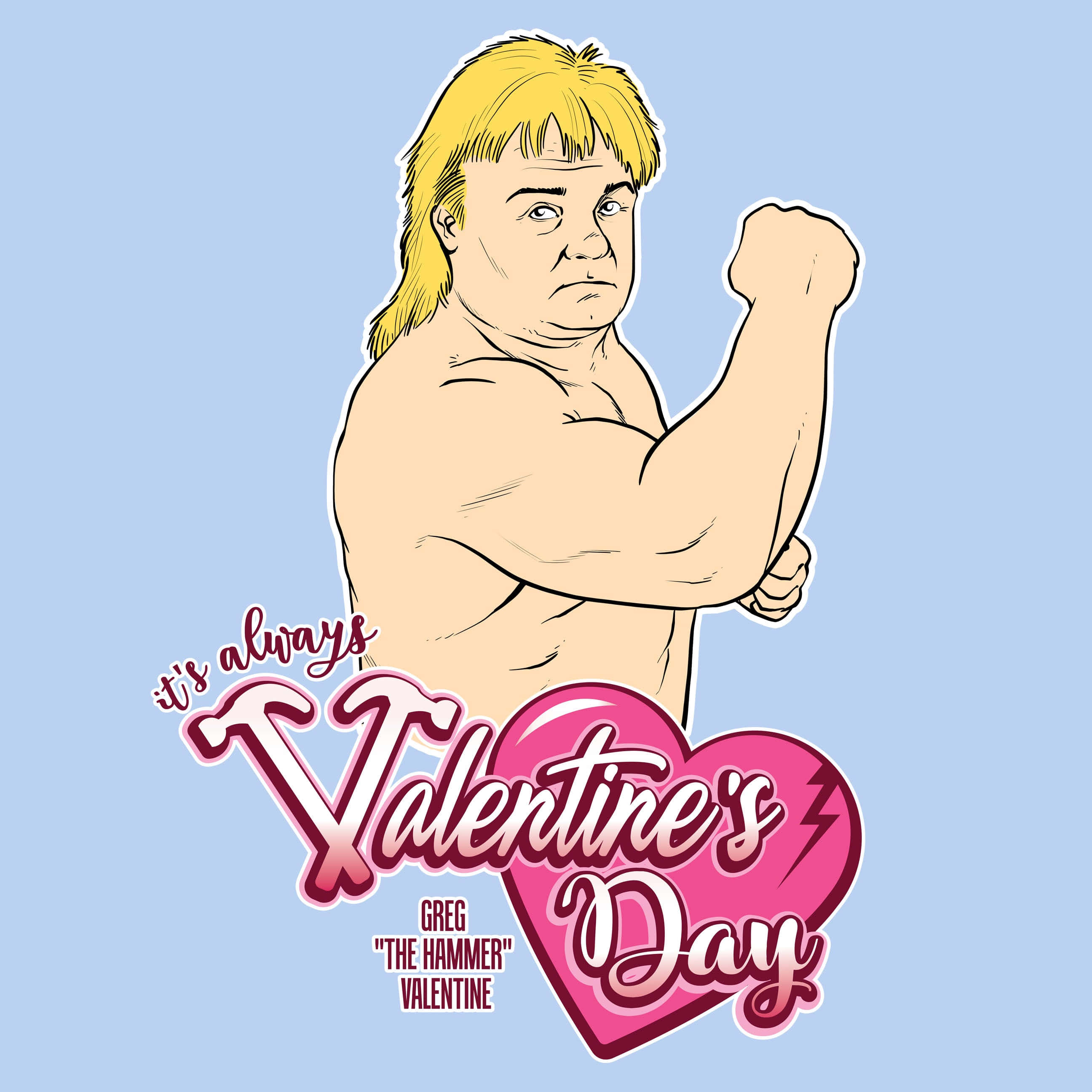 Greg Valentine, wrestling apparel, cartoon wrestler, 2K Desktop Wallpaper