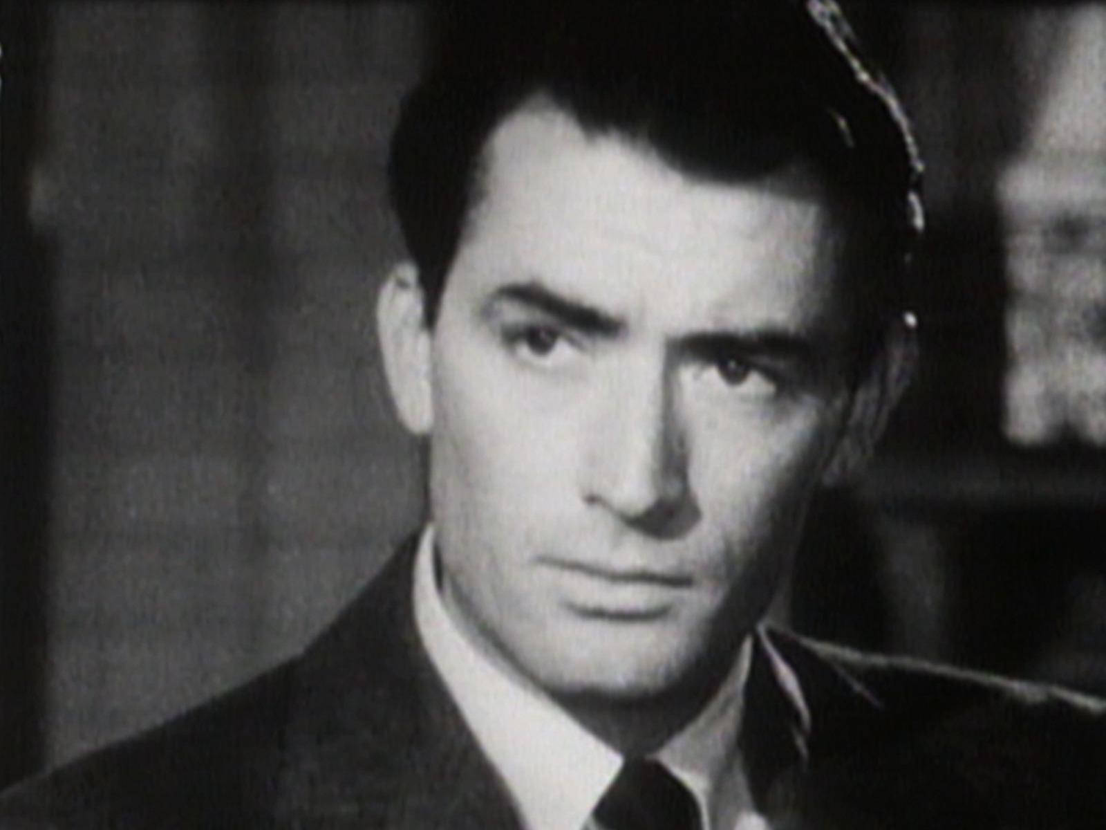 Gregory Peck, black and white, close-up, HD Desktop Wallpaper