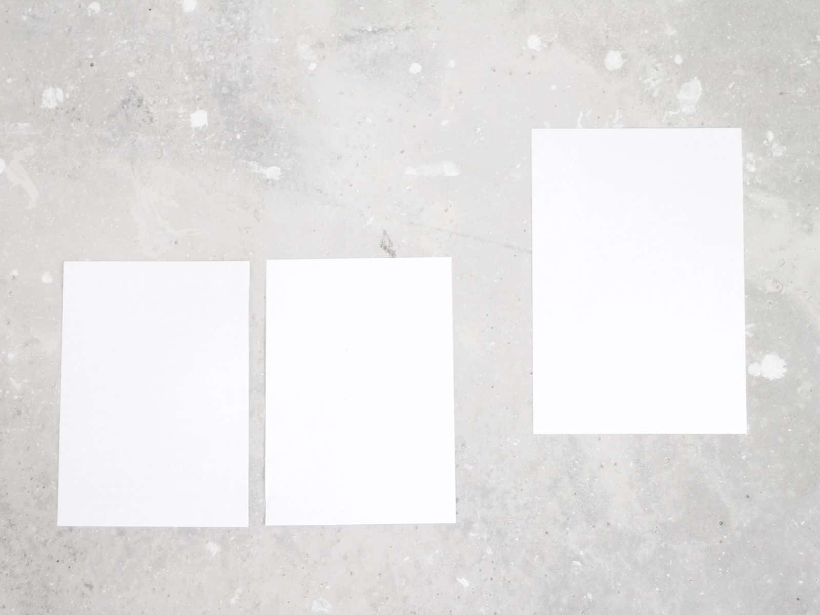 Grey Aesthetic Desktop, white cards, textured gray concrete surface, HD Desktop Wallpaper
