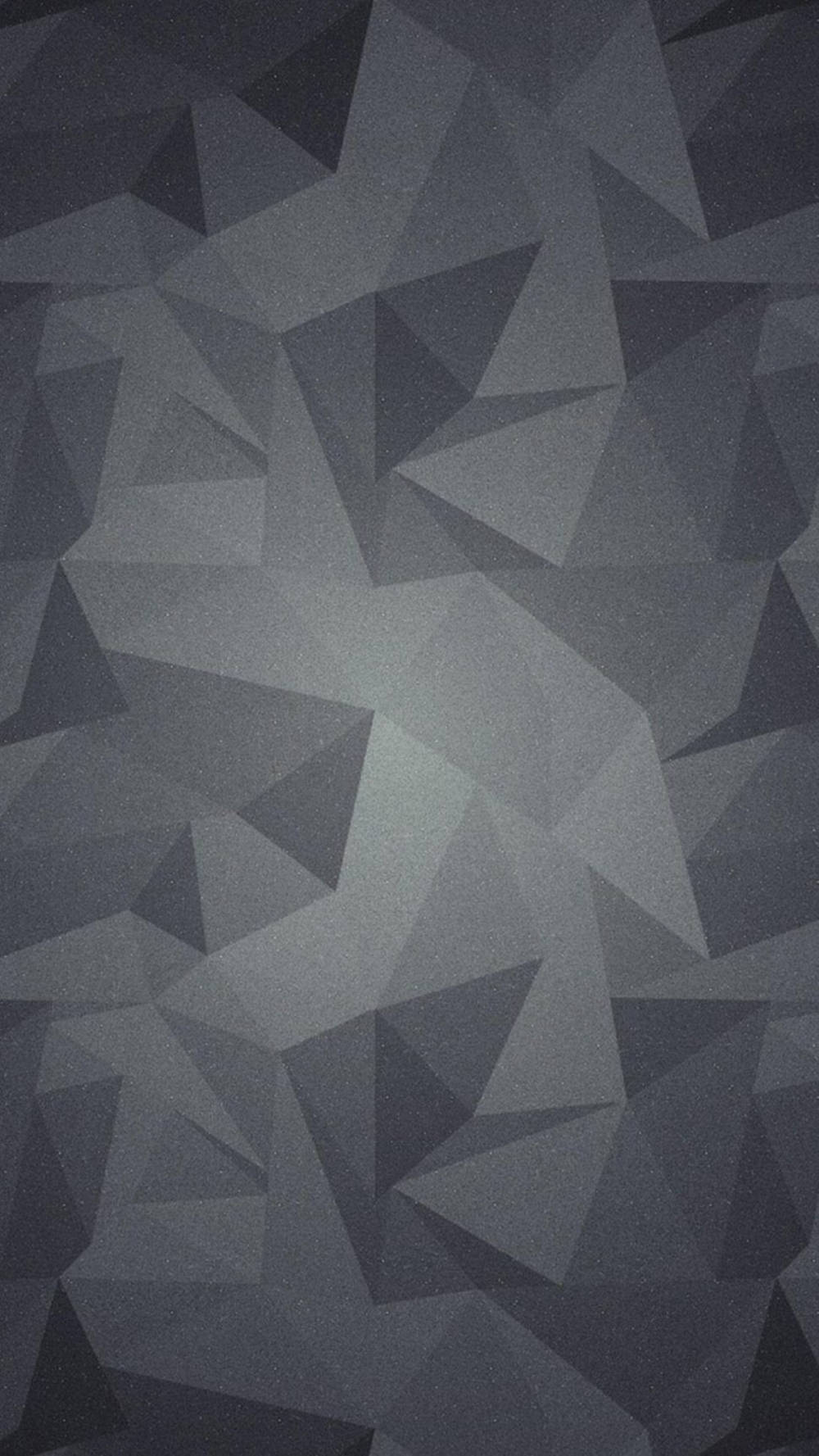 Grey iPhone, abstract triangles, dark gray, HD Phone Wallpaper
