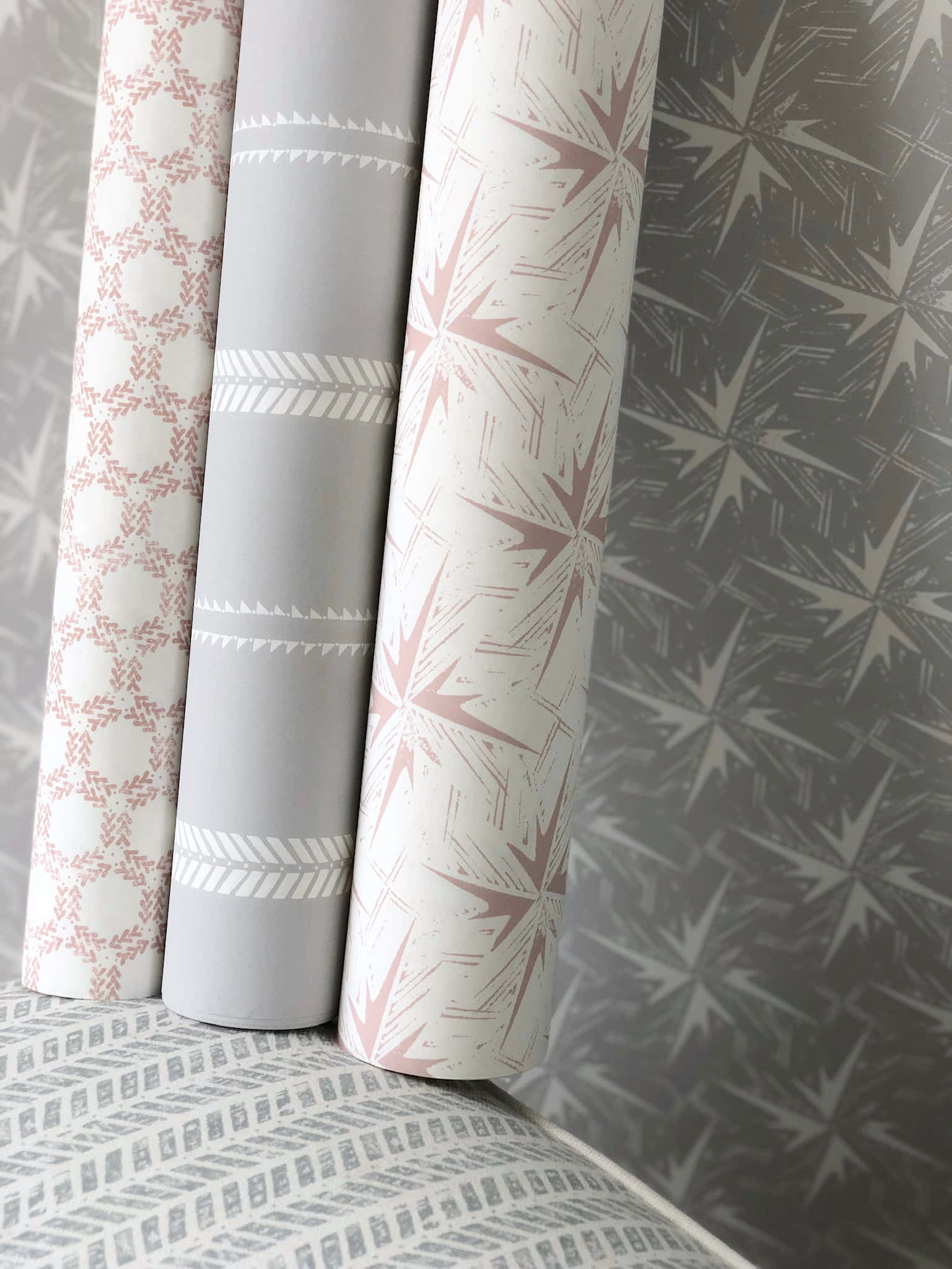 pink, grey, geometric, Full HD Phone Wallpaper