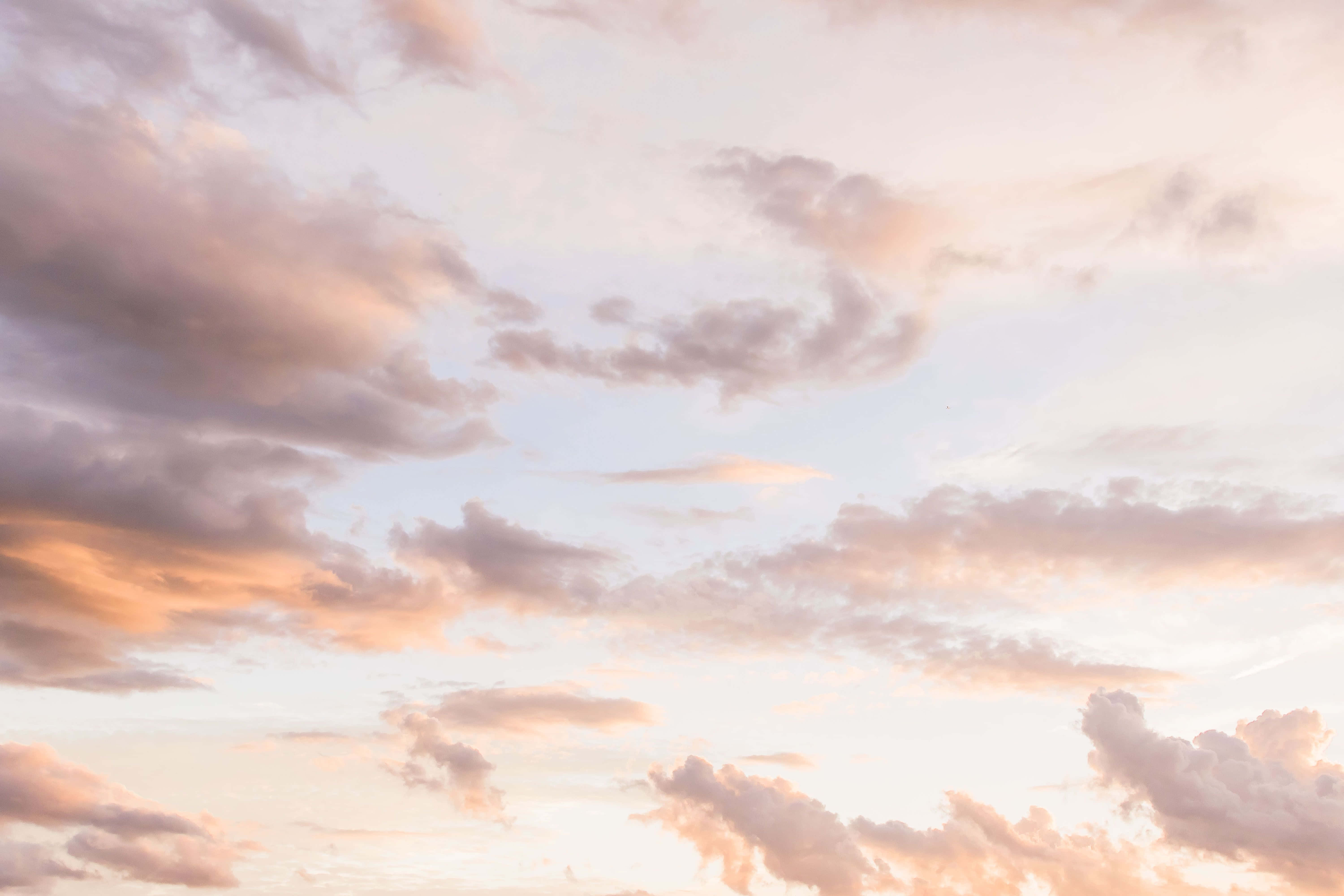 Grey Aesthetic Desktop, clouds, sky, 5K Desktop Wallpaper