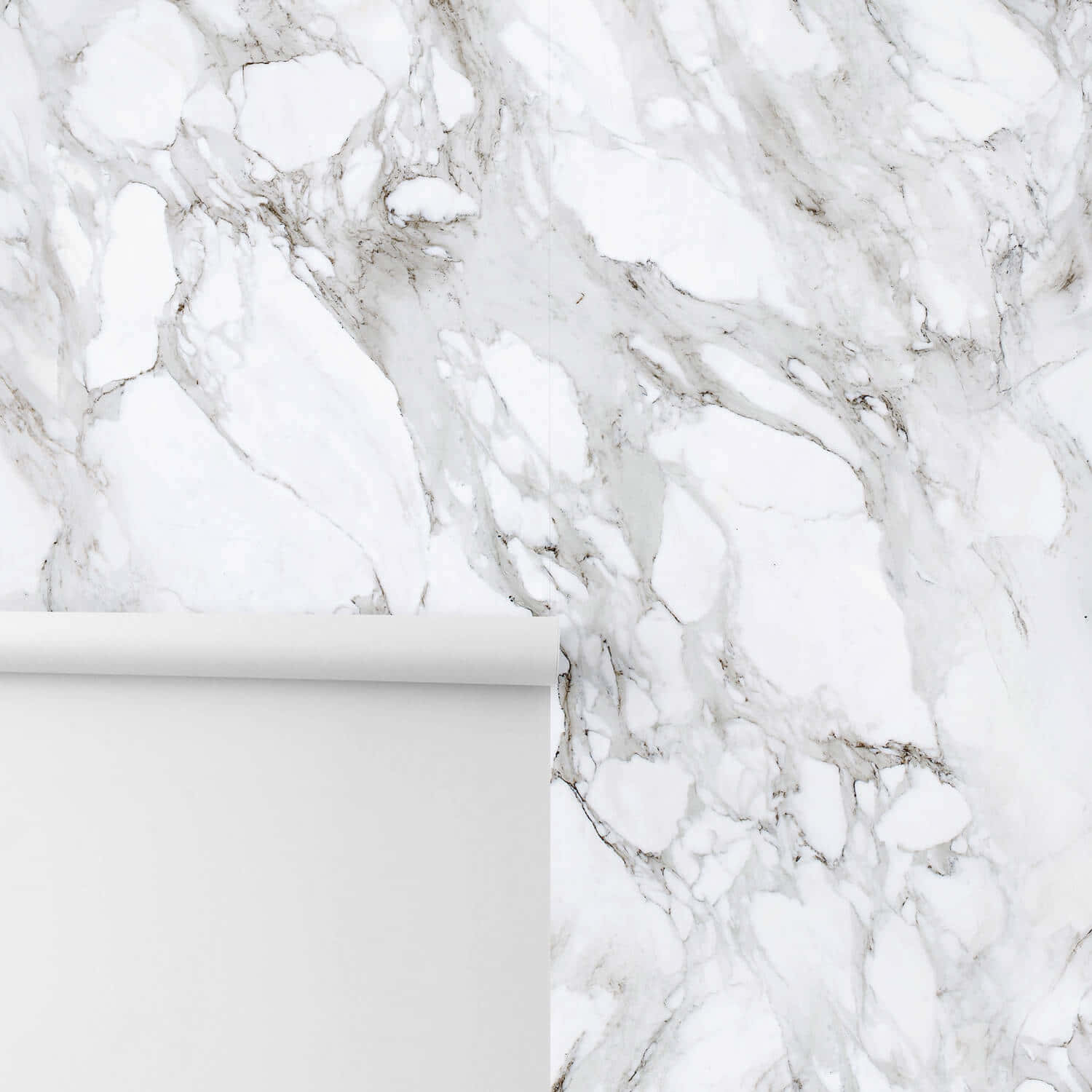 white marble wall, white roll of paper, gray veining, HD Desktop Wallpaper