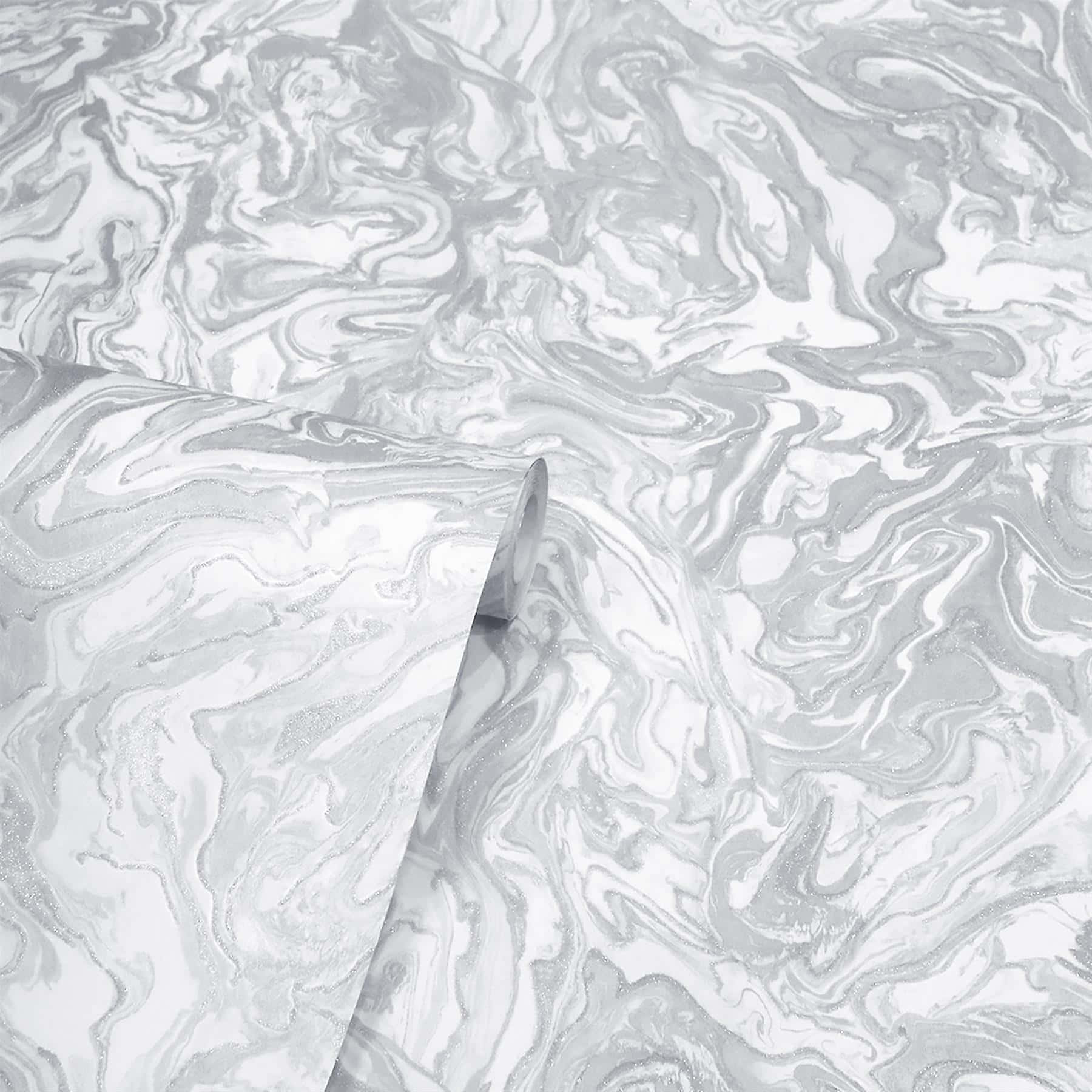 Grey Marble, silver, white, HD Desktop Wallpaper