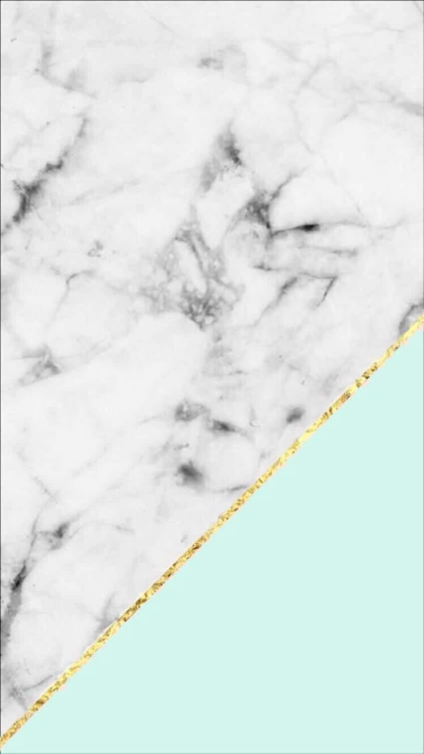 aesthetic gray marble, swirling veins of black and charcoal, gold foil edge, HD Phone Wallpaper