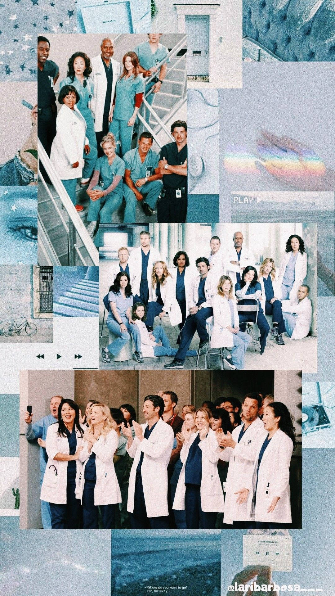 Grey's Anatomy, scrubs, lab coats, Full HD Phone Wallpaper