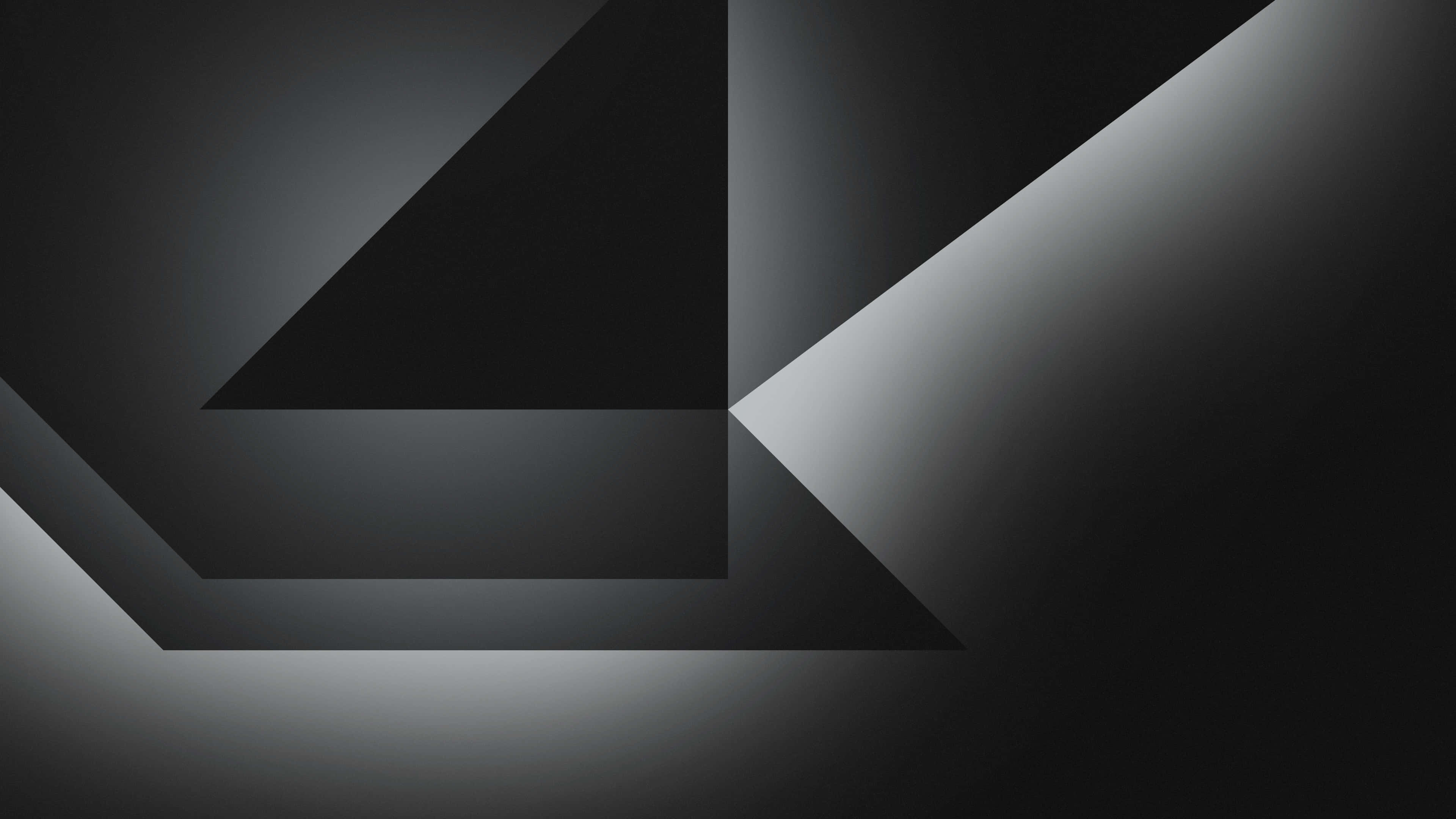 Grey Texture, abstract geometric, sharp black and gray triangular shapes, 4K Desktop Wallpaper