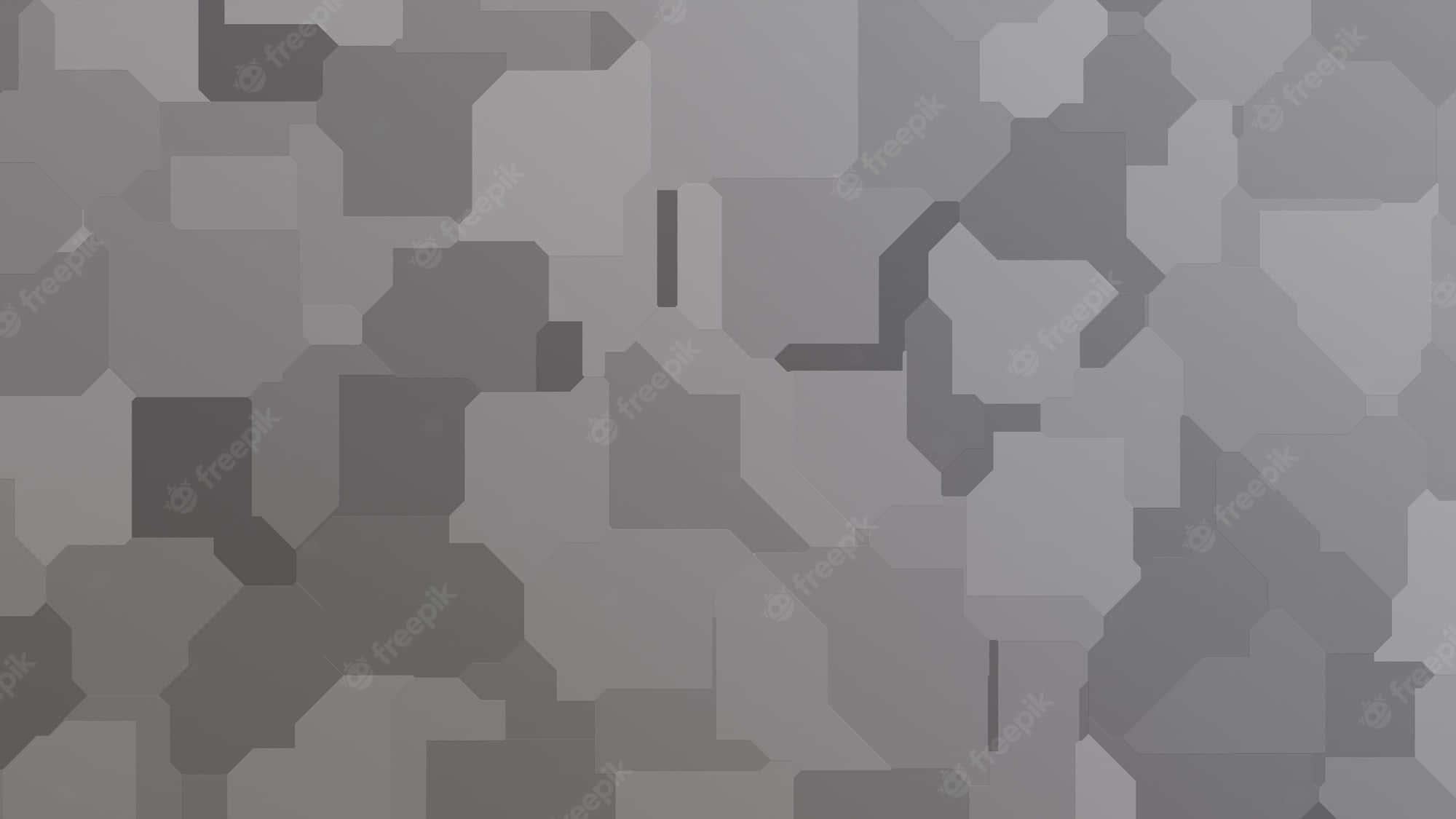 gray camouflage pattern, muted gray hexagons, polygons, Full HD Desktop Wallpaper