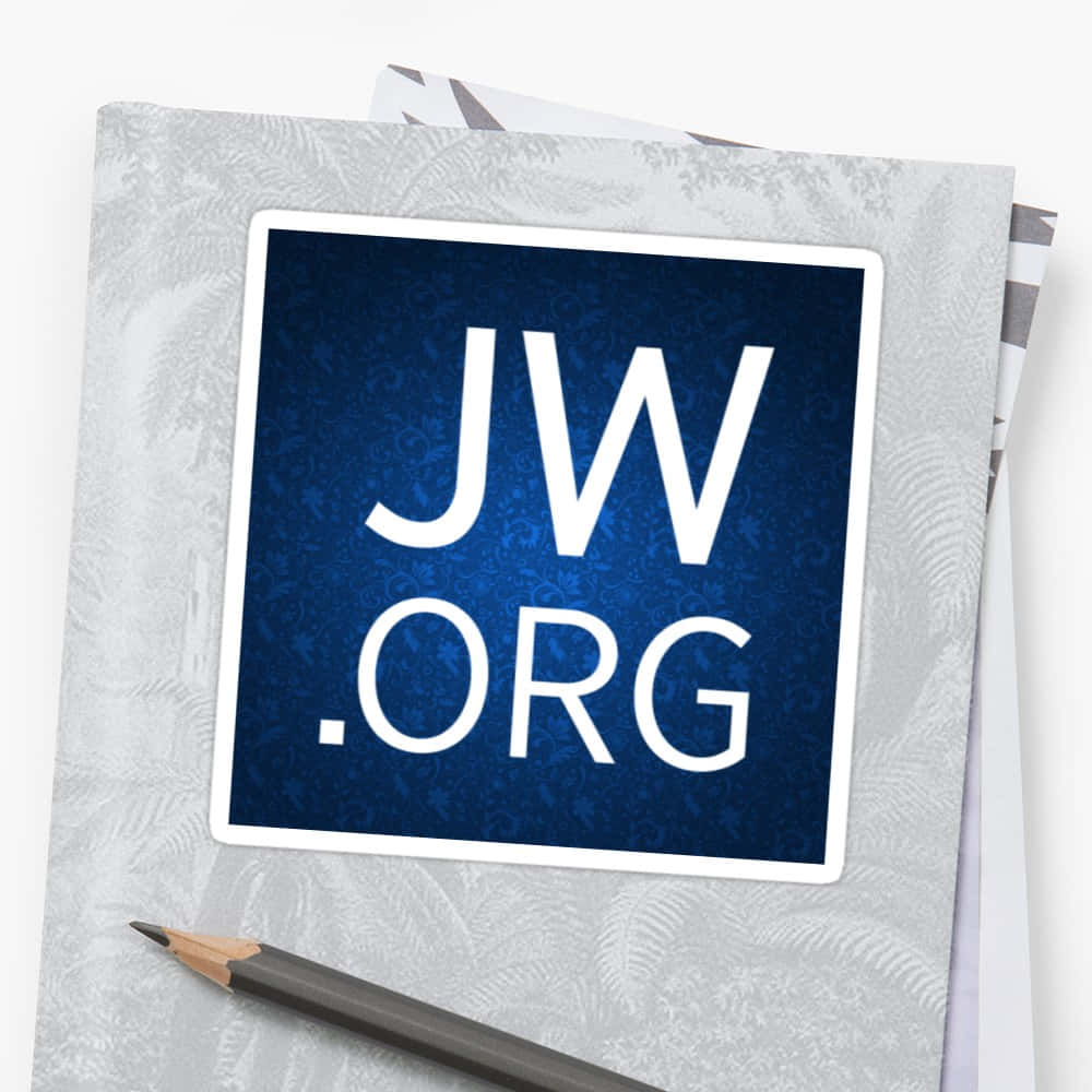 JWorg, blue JW.ORG sticker, white text, SD Desktop Wallpaper