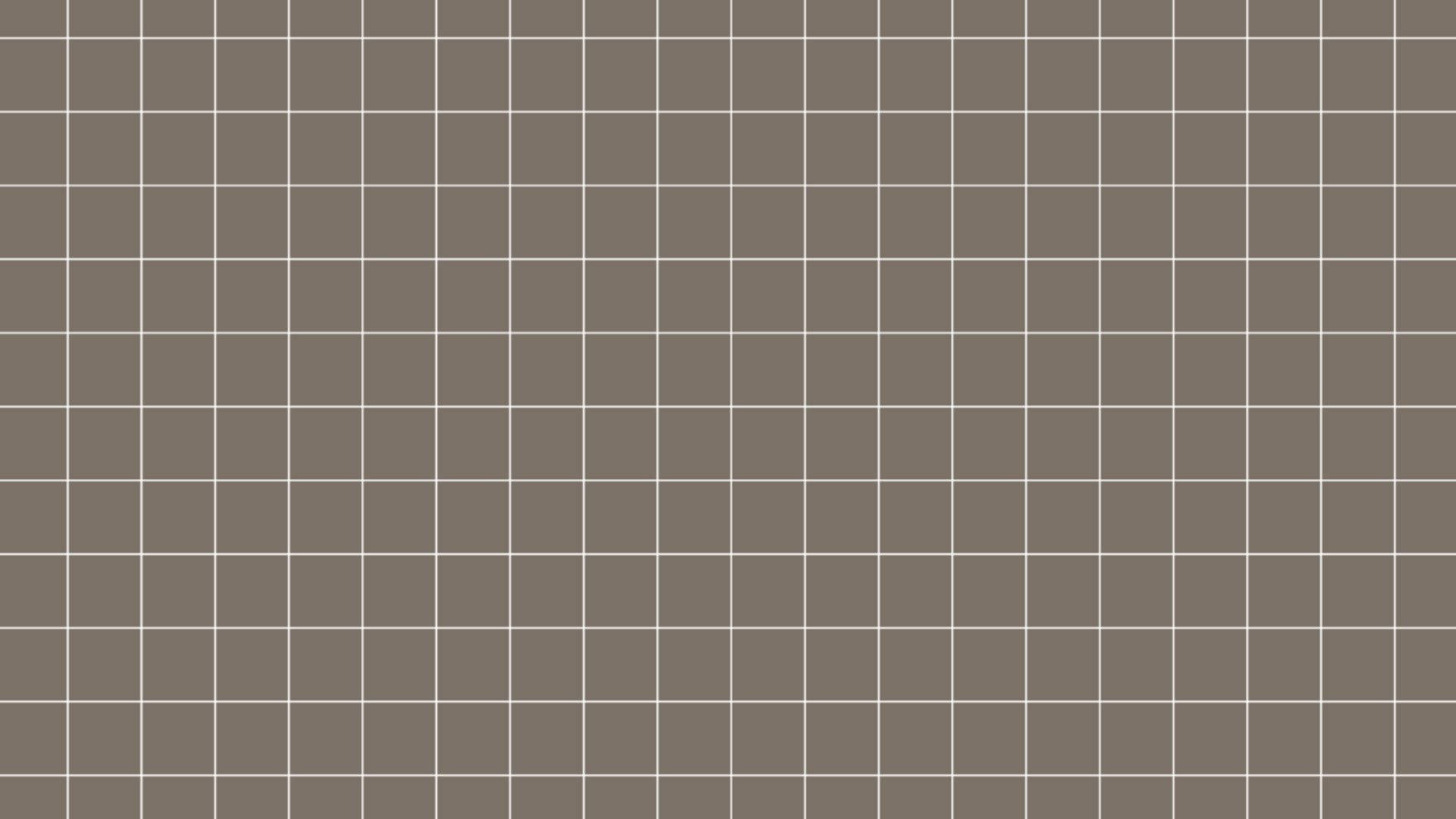 minimalist brown grid, light gray lines, muted brown background, Full HD Desktop Wallpaper