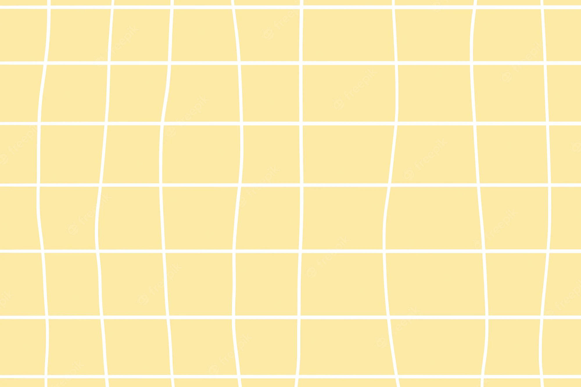 pastel yellow, white grid lines, wobbly, Full HD Desktop Wallpaper