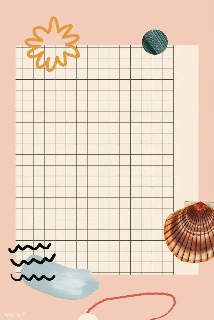 nude pink, pastel pink background, grid paper, SD Phone Wallpaper