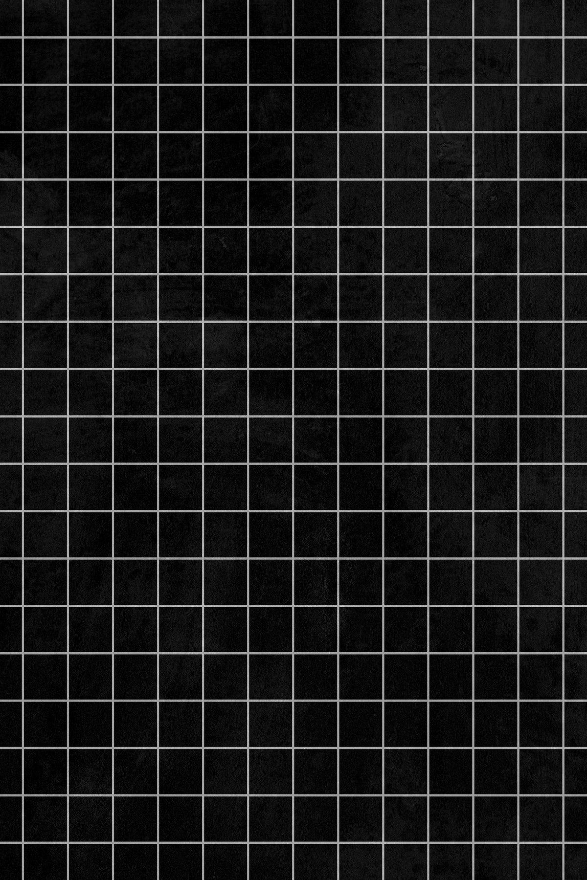 textured black and white grid aesthetic, minimalist black textured surface, crisp white grid pattern, HD Phone Wallpaper