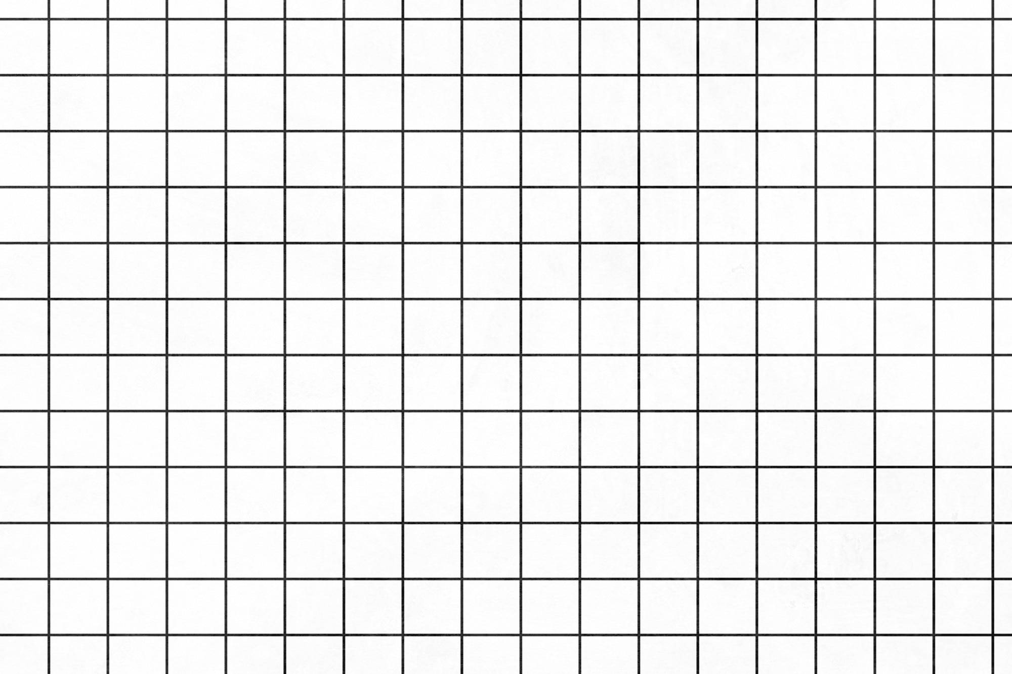 white grid aesthetic, clean white background, precise black grid pattern, Full HD Desktop Wallpaper
