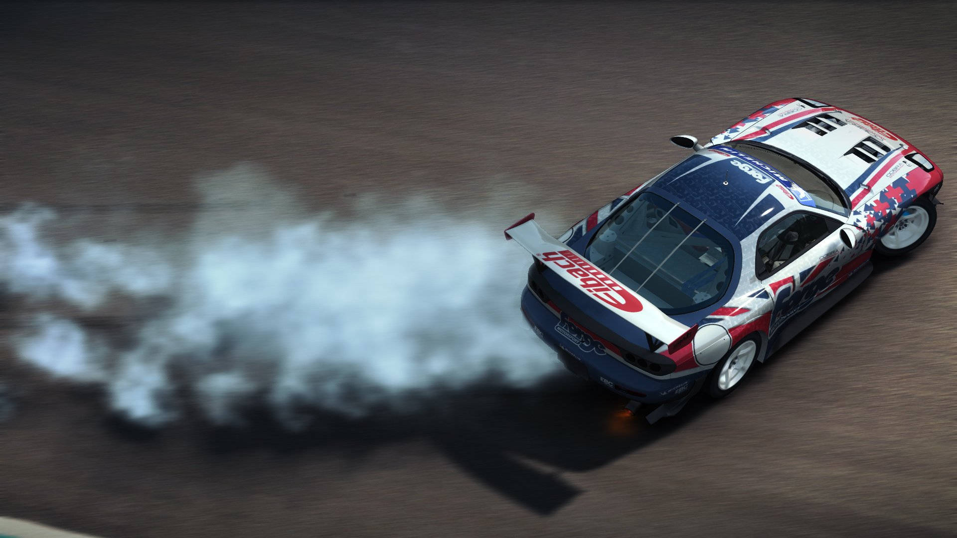Grid Autosport, drift race car, dark track, Full HD Desktop Wallpaper