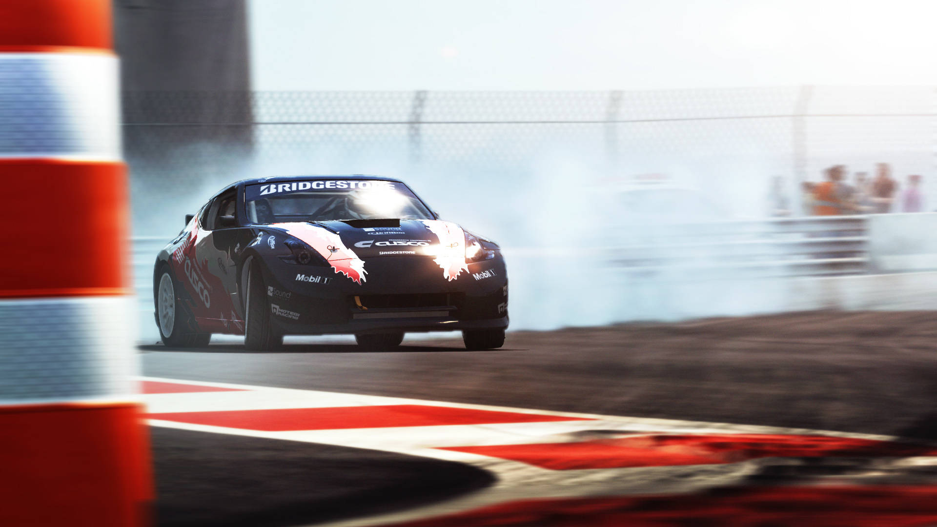 Grid Autosport, black drift car, Bridgestone decals, Full HD Desktop Wallpaper