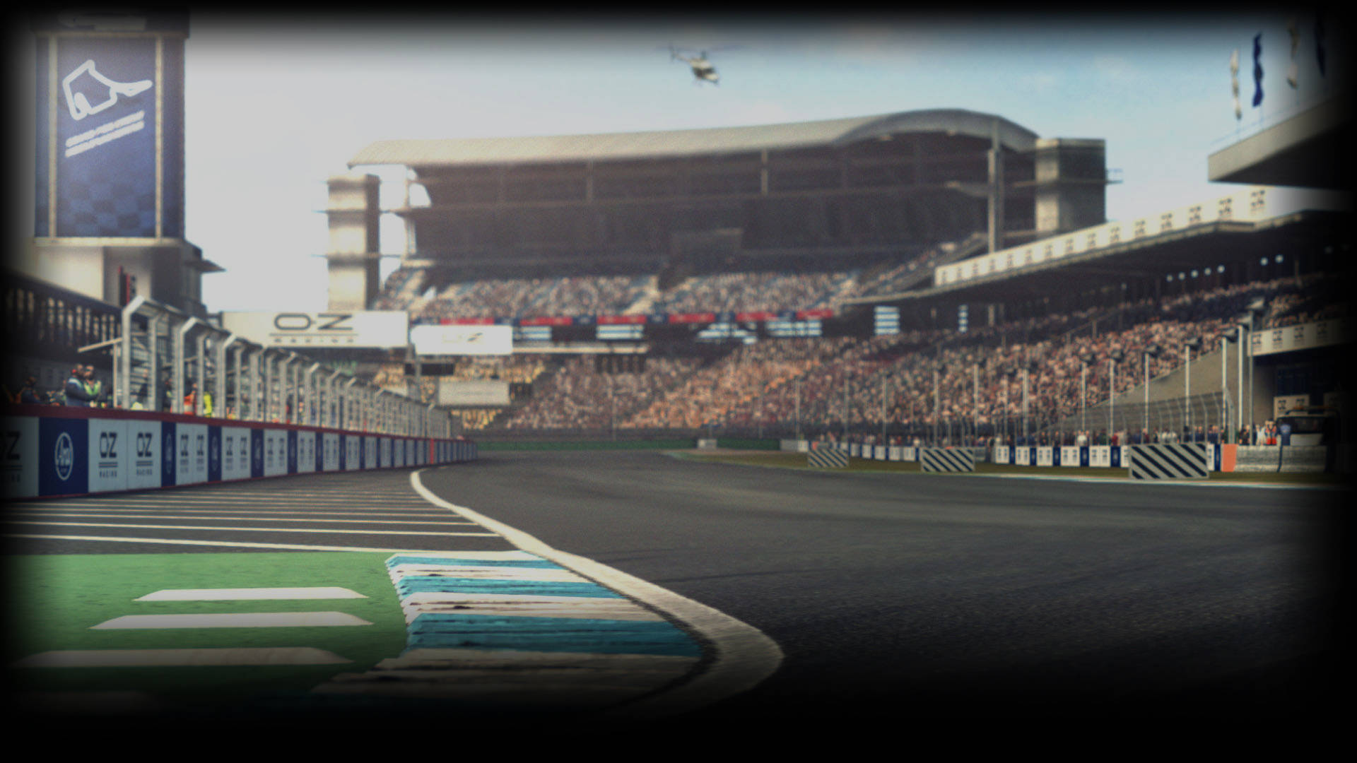Grid Autosport, racetrack, grandstands, Full HD Desktop Wallpaper