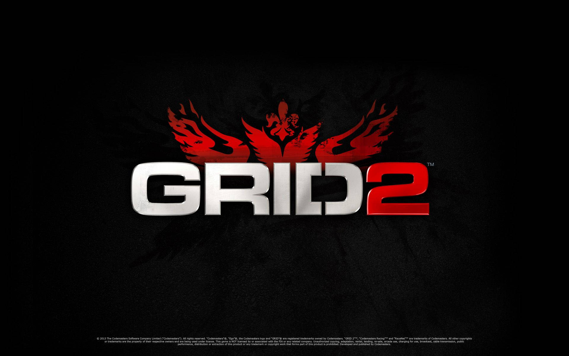 GRID 2, red, silver, Full HD Desktop Wallpaper