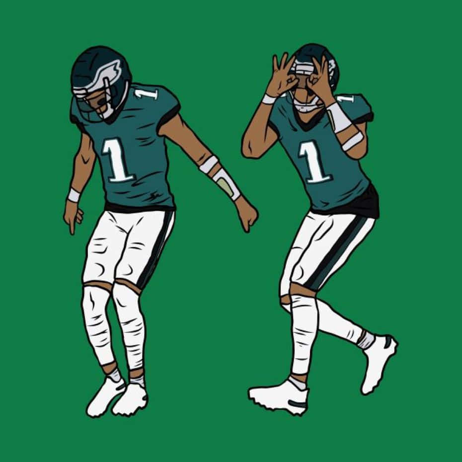 football player, griddy dance, green and white uniforms, SD Desktop Wallpaper