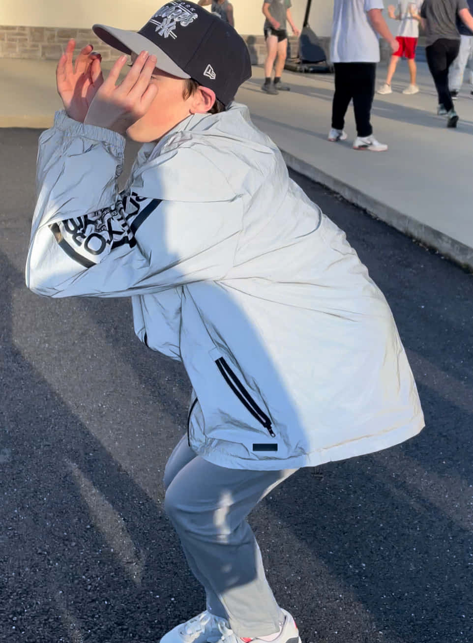 Griddy, youth, light gray jacket, HD Phone Wallpaper
