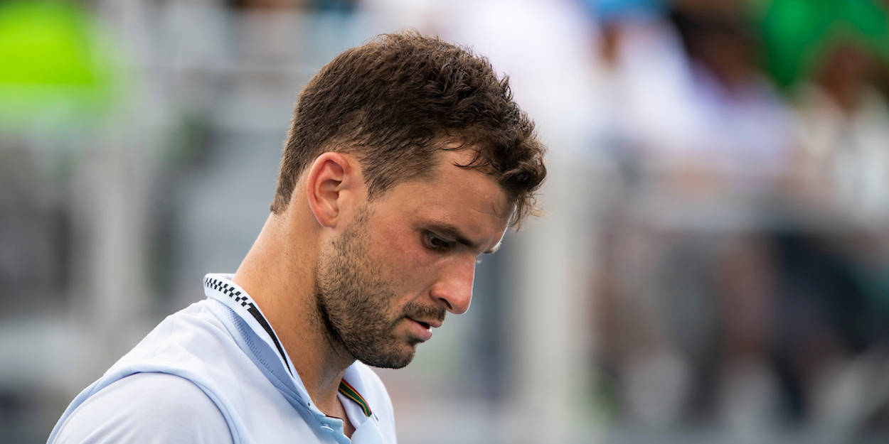 Grigor Dimitrov, short brown hair, stubble, SD Desktop Wallpaper