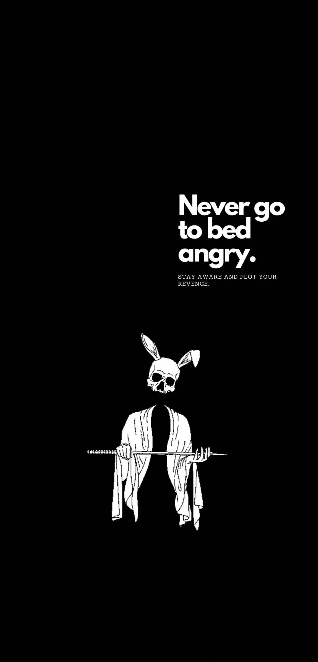 bunny skeleton aesthetic swordsman, white line-art rabbit-headed figure, robe, Full HD Phone Wallpaper