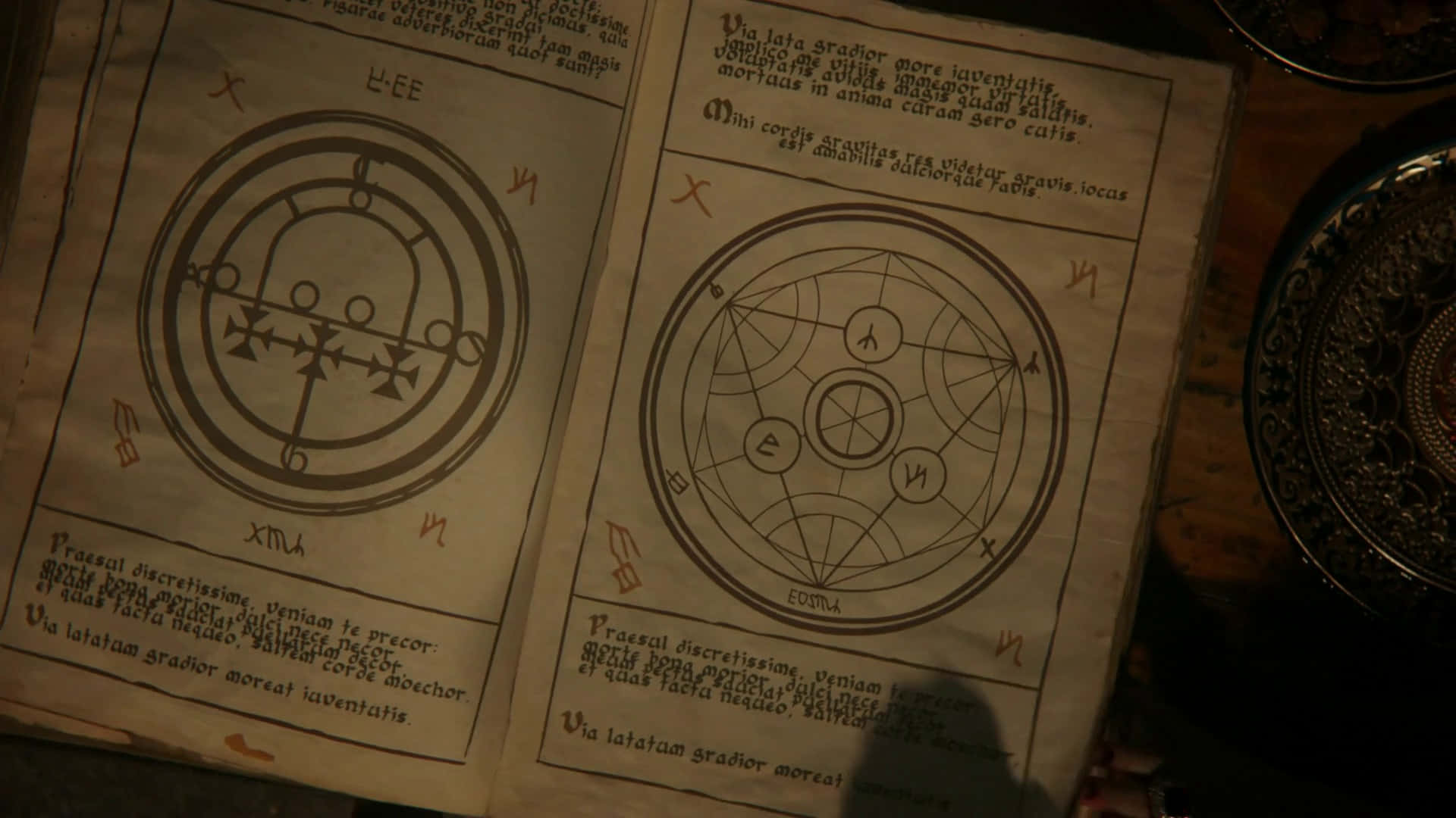 Grimoire, 1920 x 1080, occult diagrams, Full HD Desktop Wallpaper