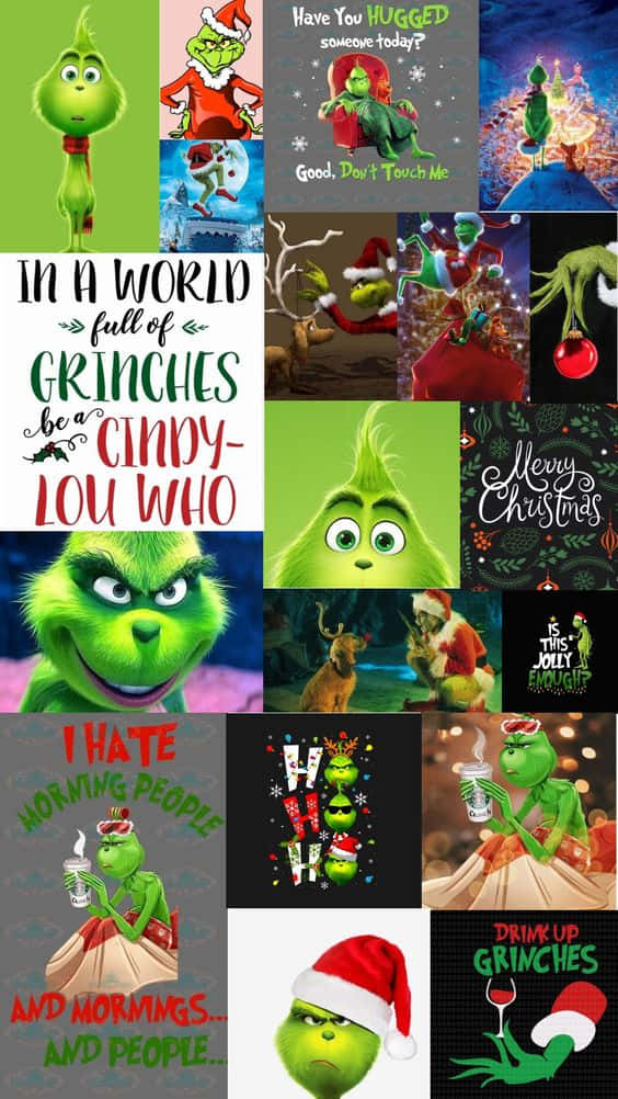 Grinch, Christmas, iPhone, SD Phone Wallpaper