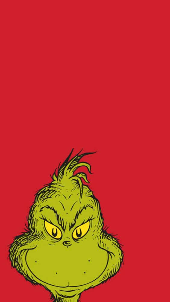 Grinch, green, yellow eyes, SD Phone Wallpaper