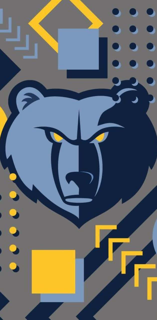 Grizzlies, blue bear, yellow eyes, HD Phone Wallpaper