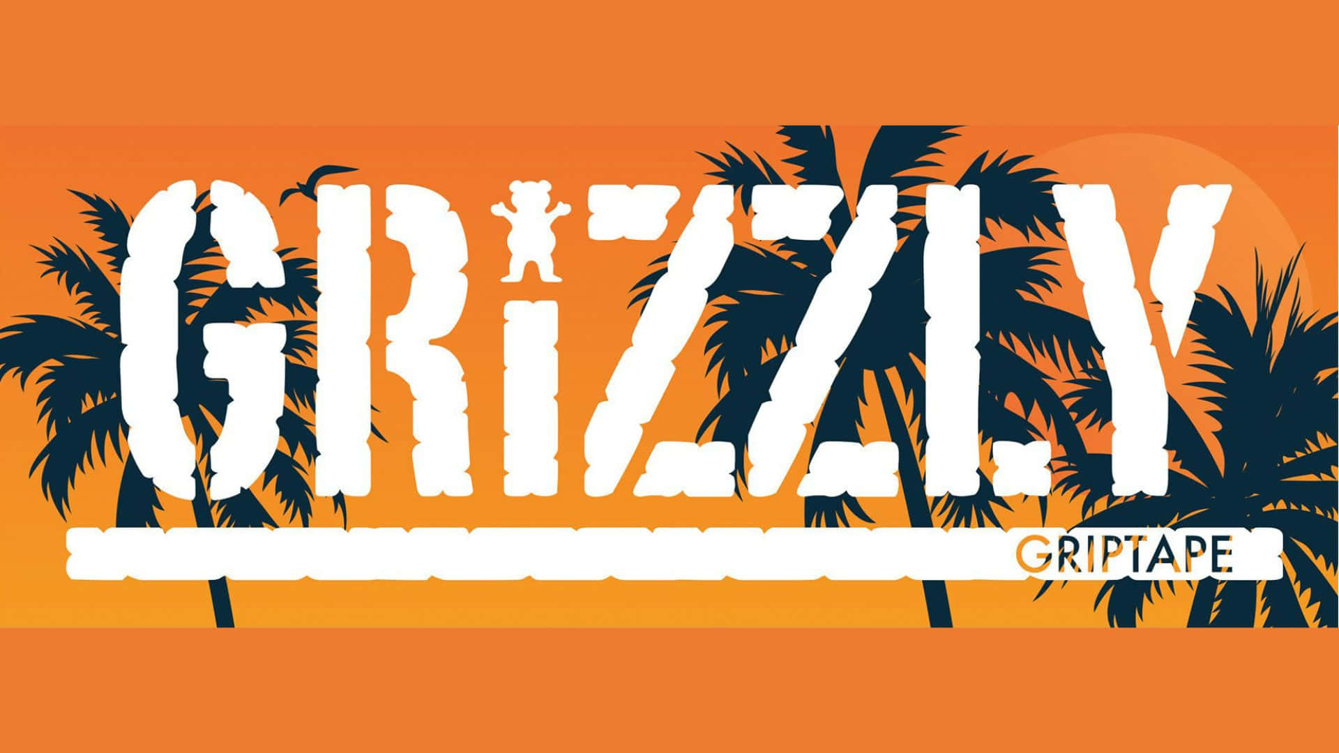 Grizzly Griptape, GRIZZLY, bear silhouette, Full HD Desktop Wallpaper
